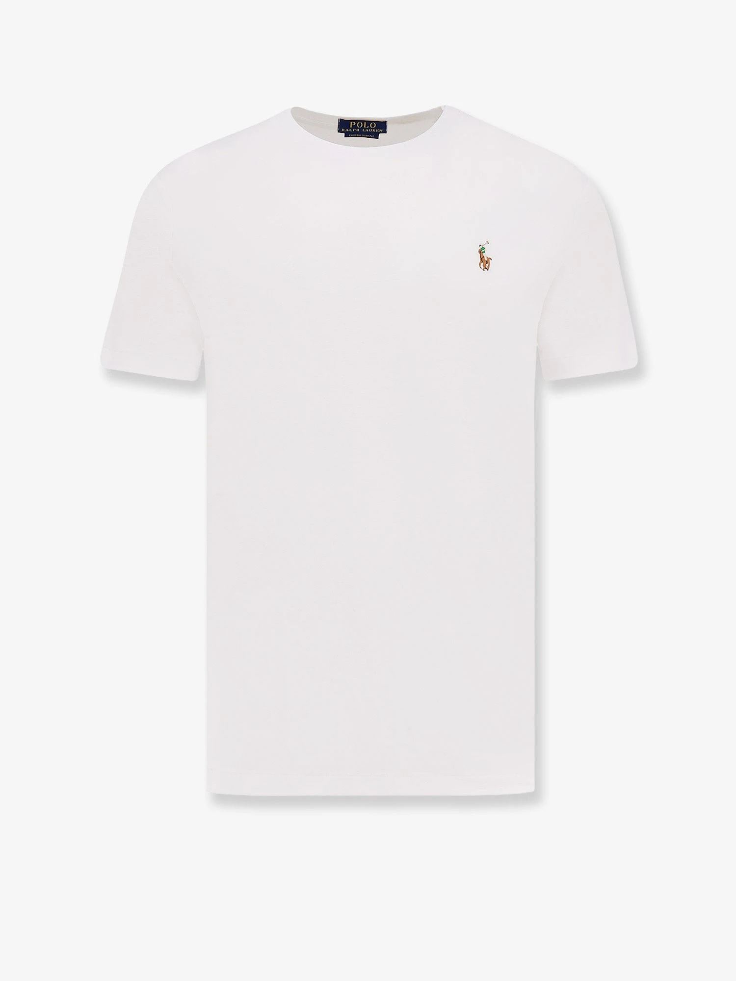 Cotton t-shirt with Logo embroidery.webp