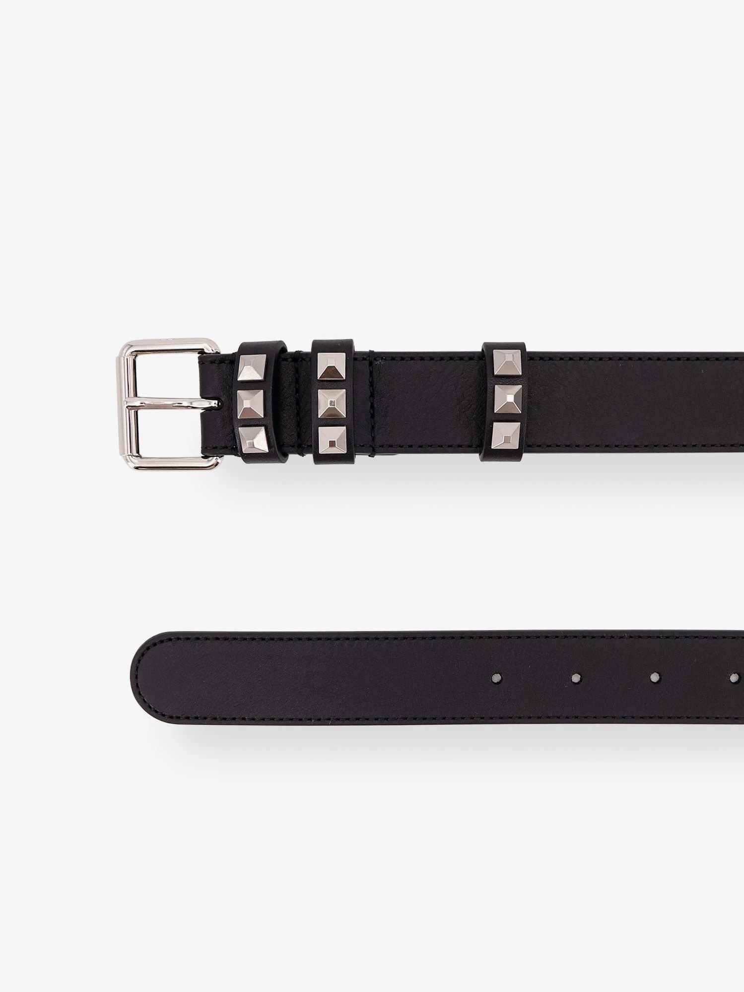 Flaneuse leather belt with iconic studs.webp
