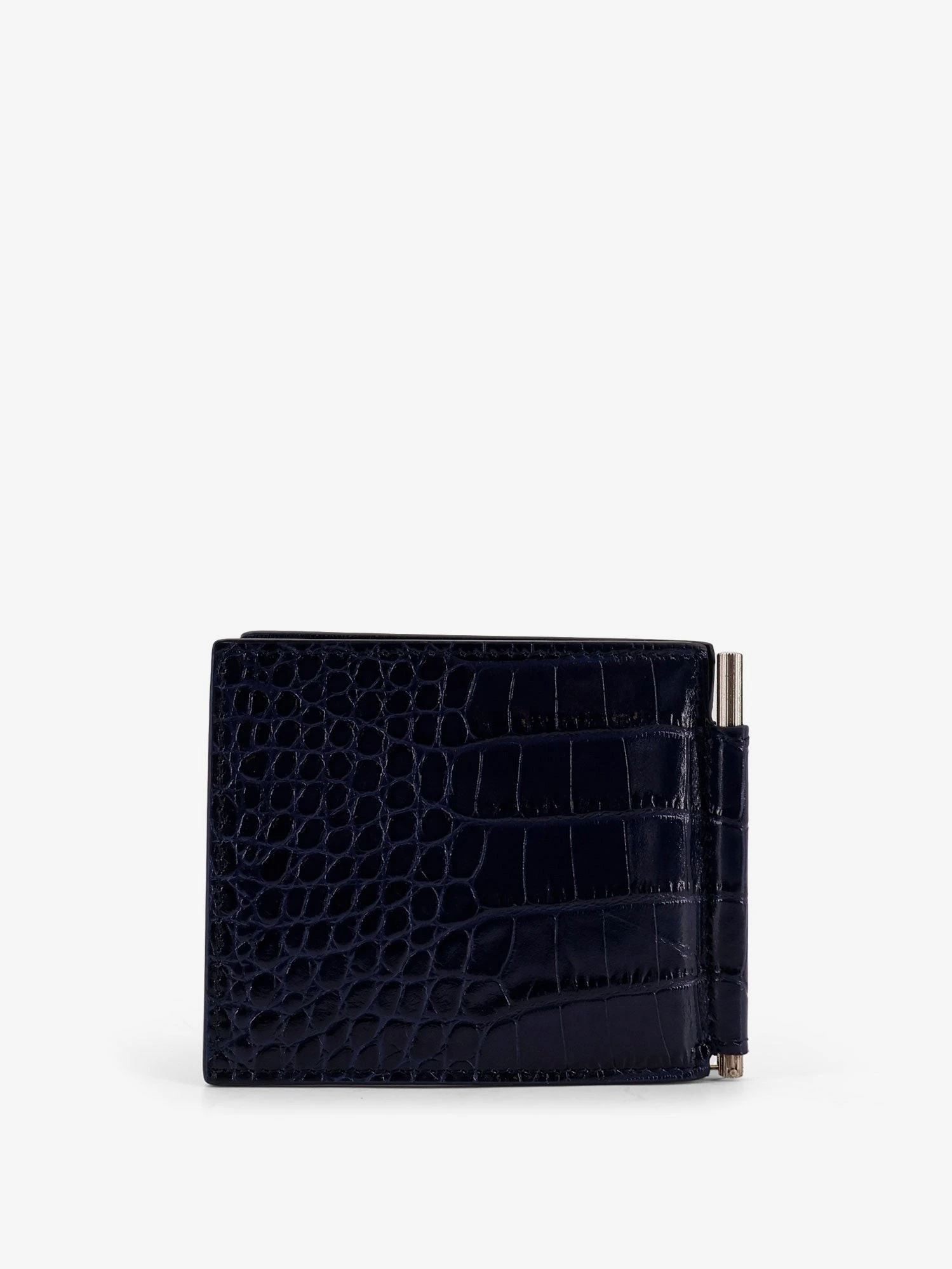 Croco print leather wallet.webp