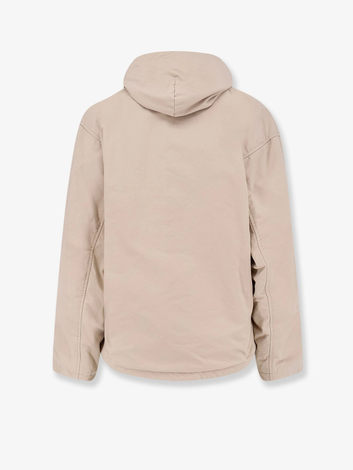 Cotton blend jacket with embroidered logo on the front.webp