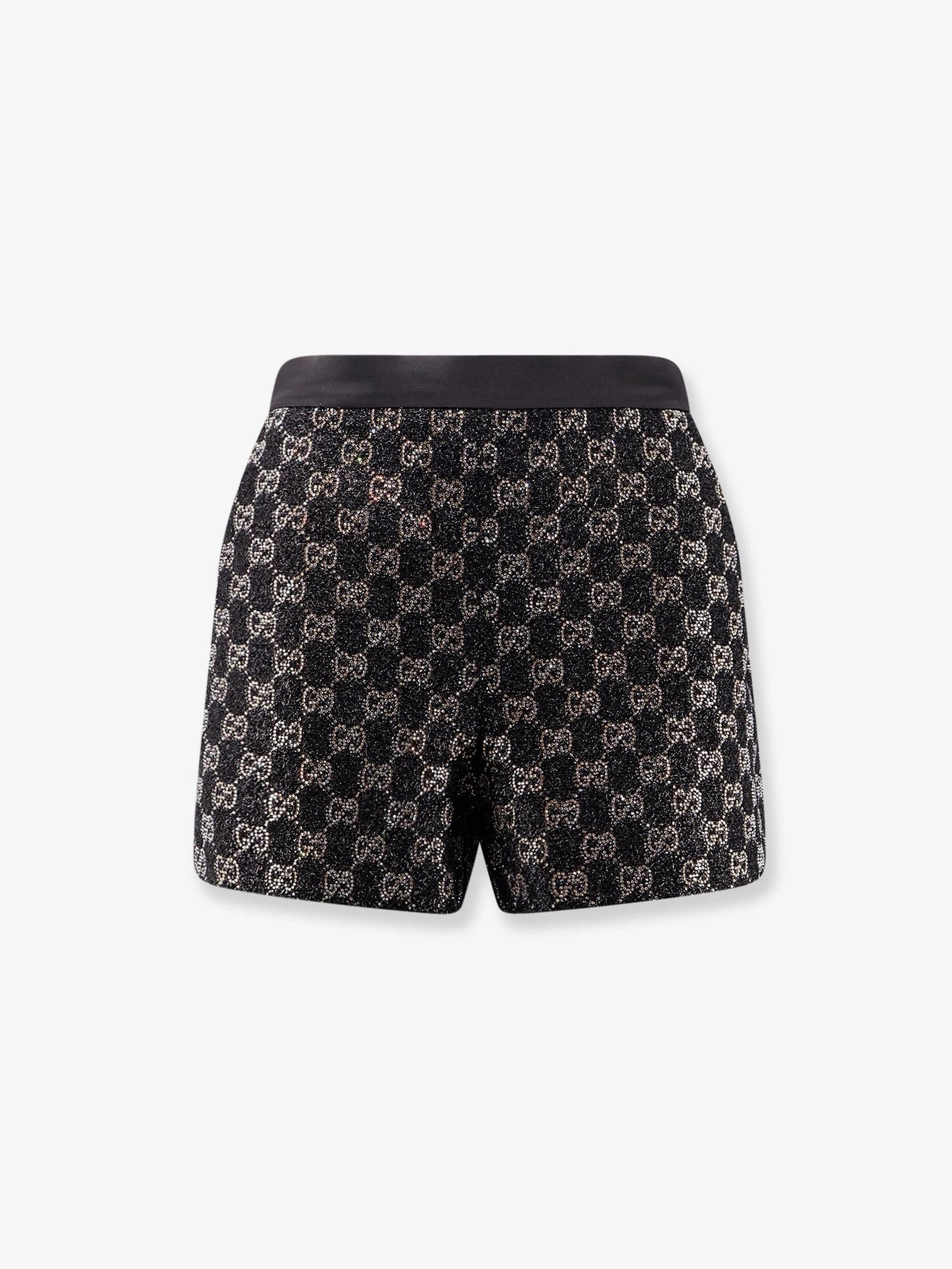 Lightweight Lamé Wool Tweed Shorts.webp