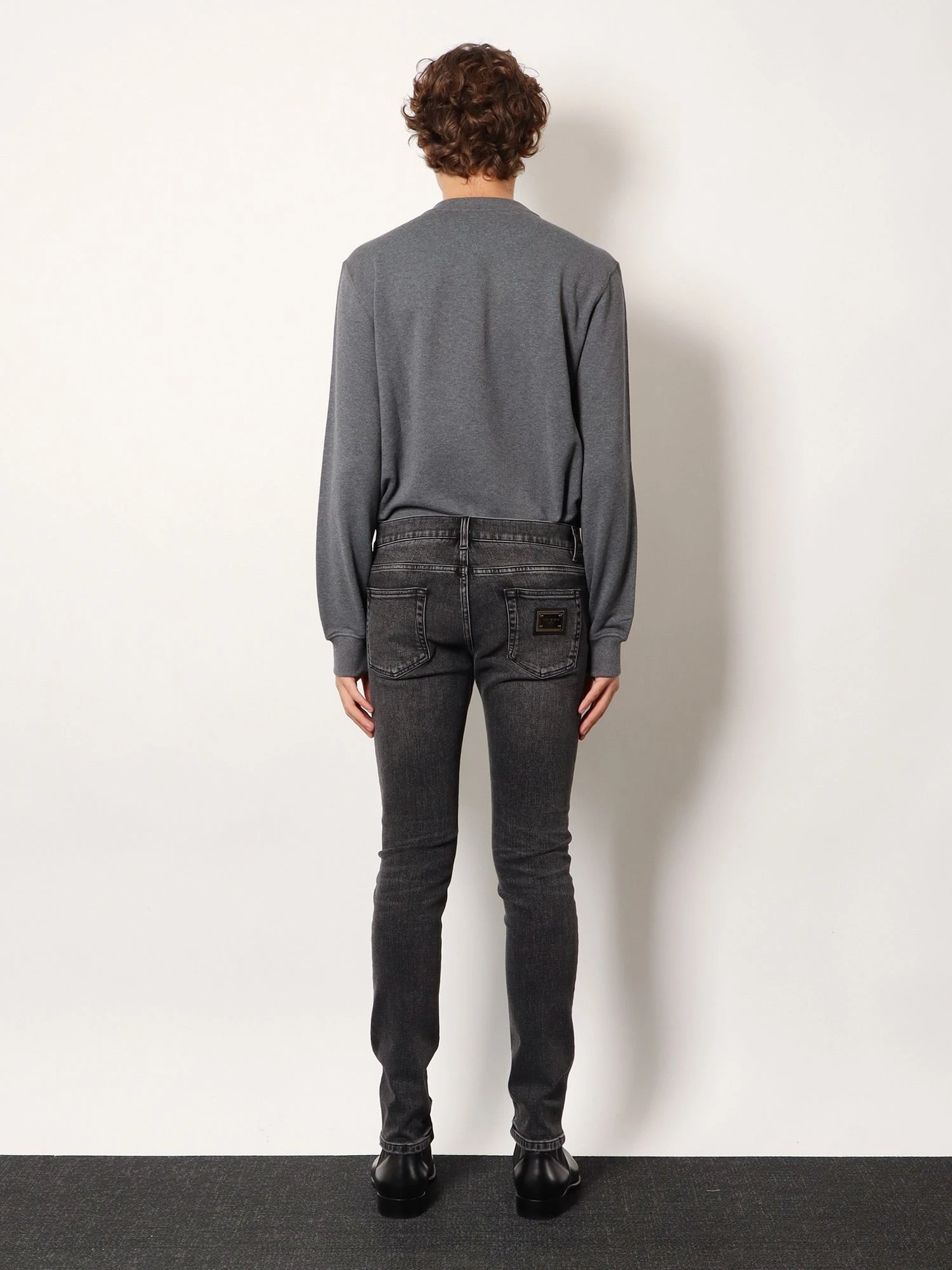 Skinny grey denim jeans.webp