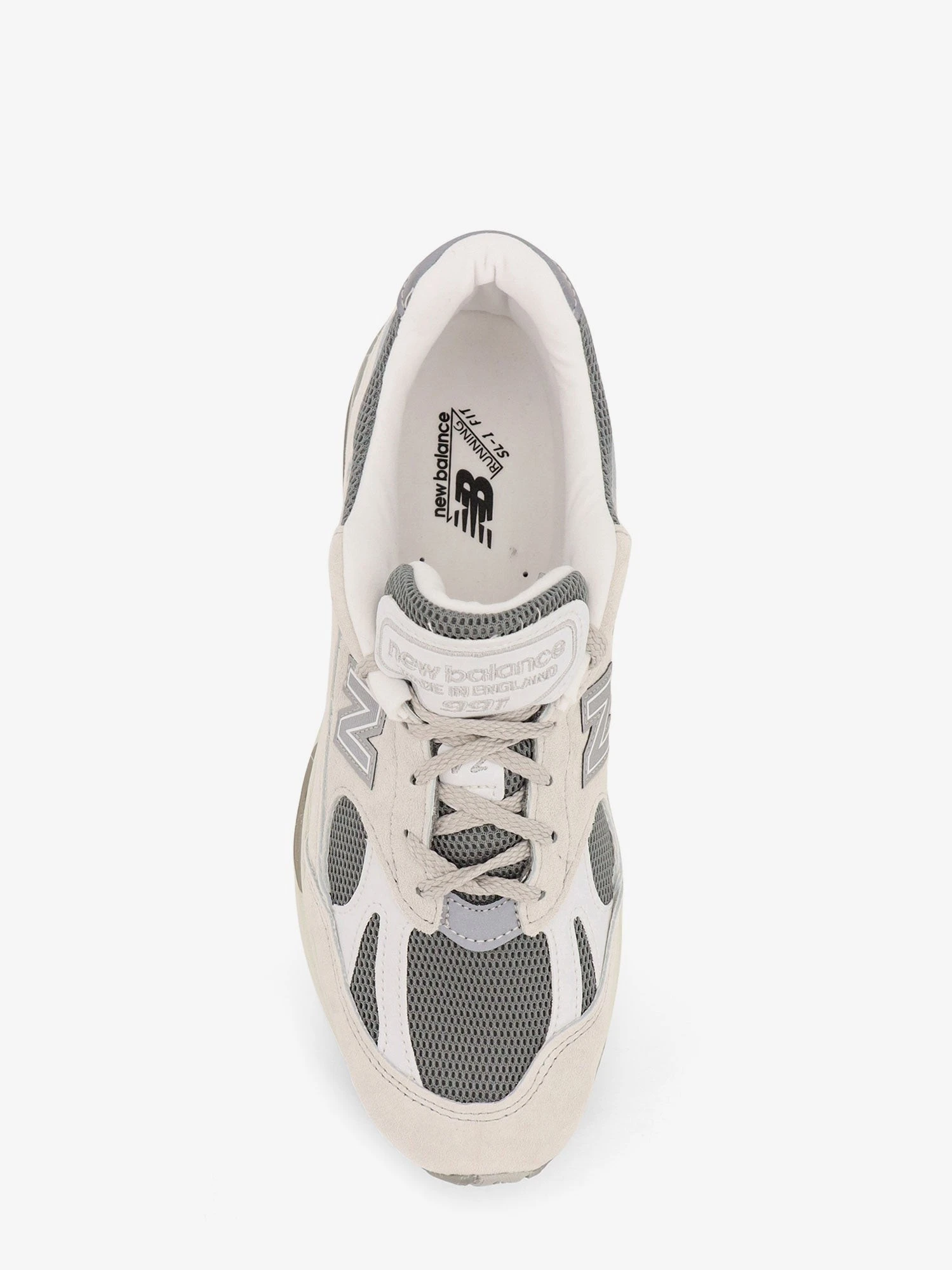 991 mesh and suede low-top sneakers.webp