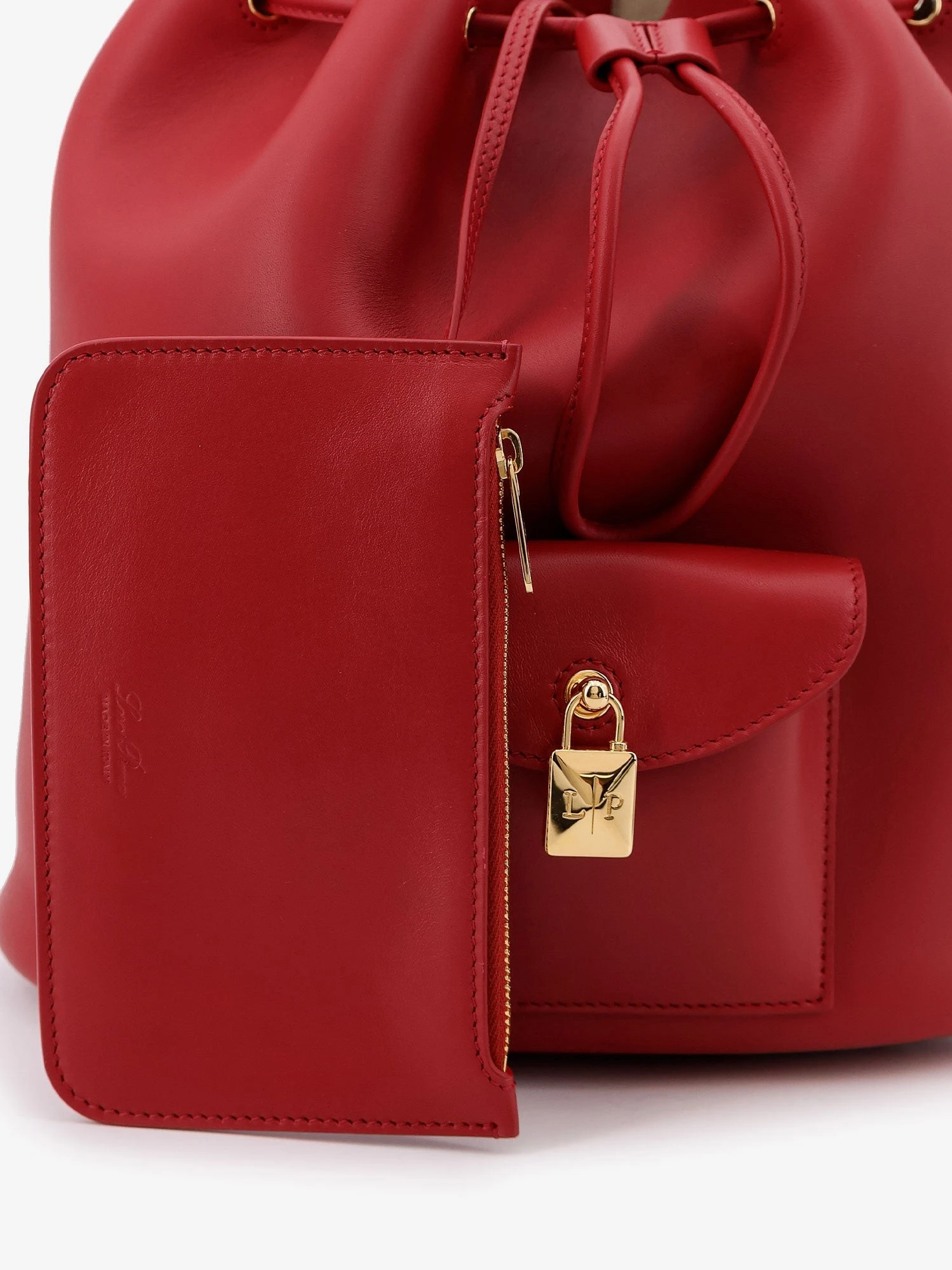 Extra Drawstring L27 leather backpack.webp