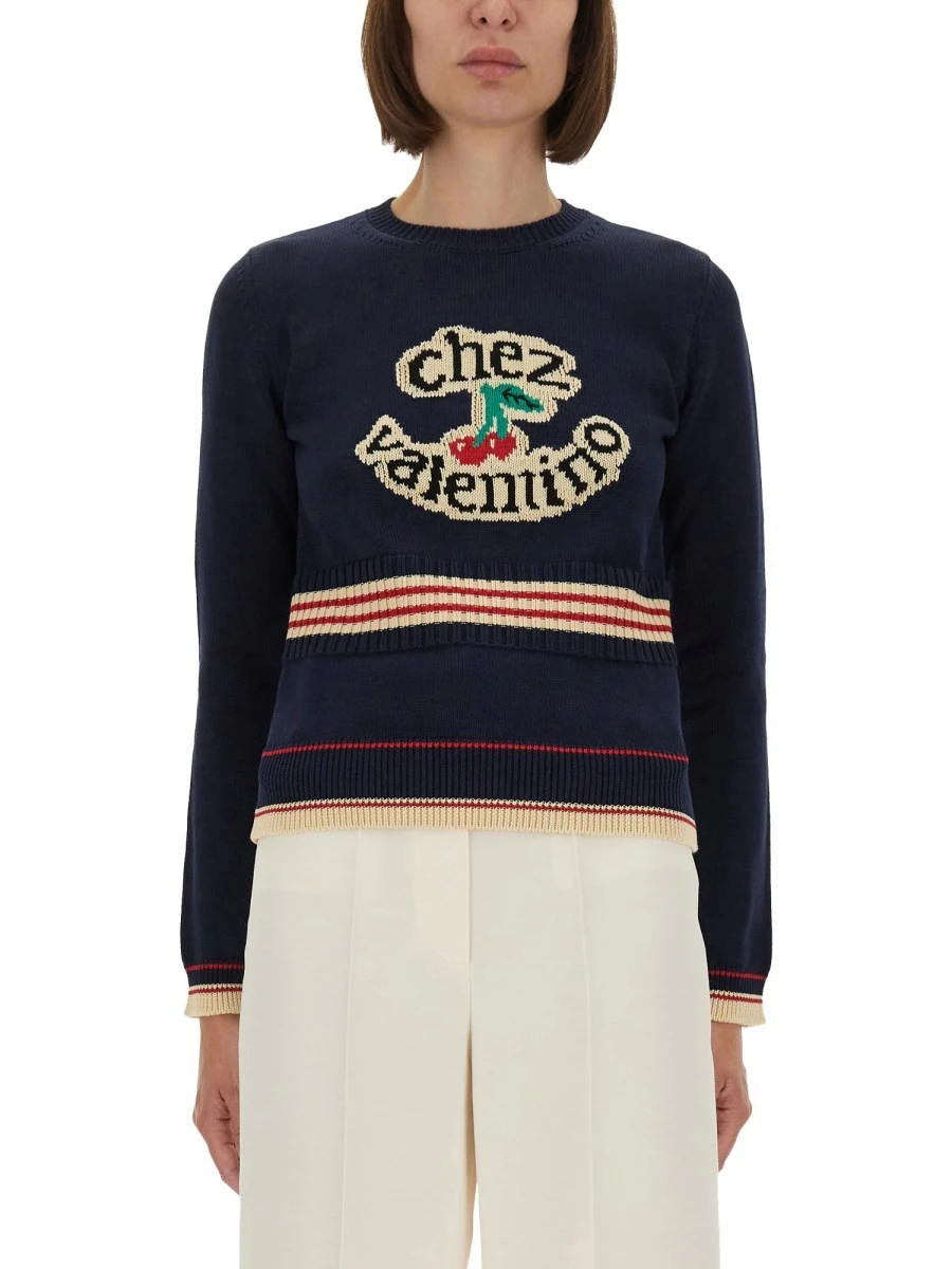 "CHEZ VALENTINO" COTTON SWEATER.webp
