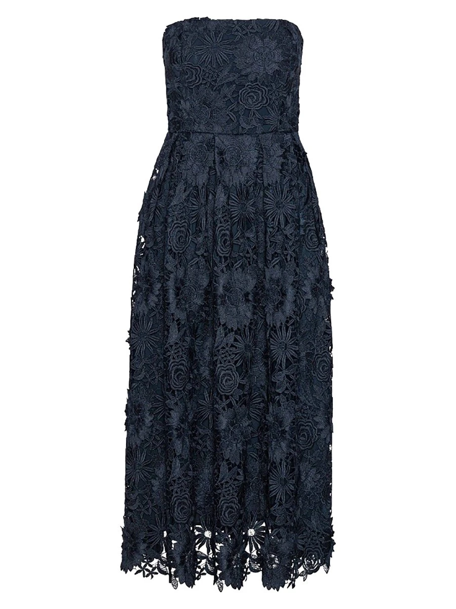 3D LACE MIDI DRESS.webp