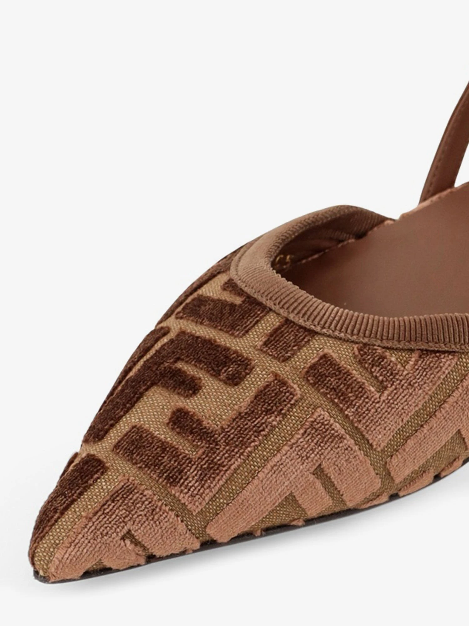 FF jacquard velvet slingback ballerinas.webp