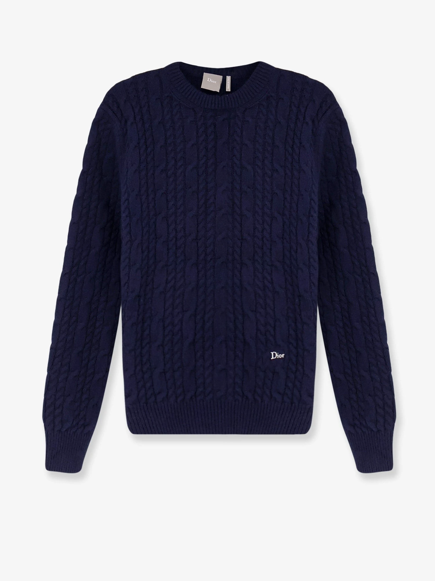 Cable-knit cashmere sweater.webp