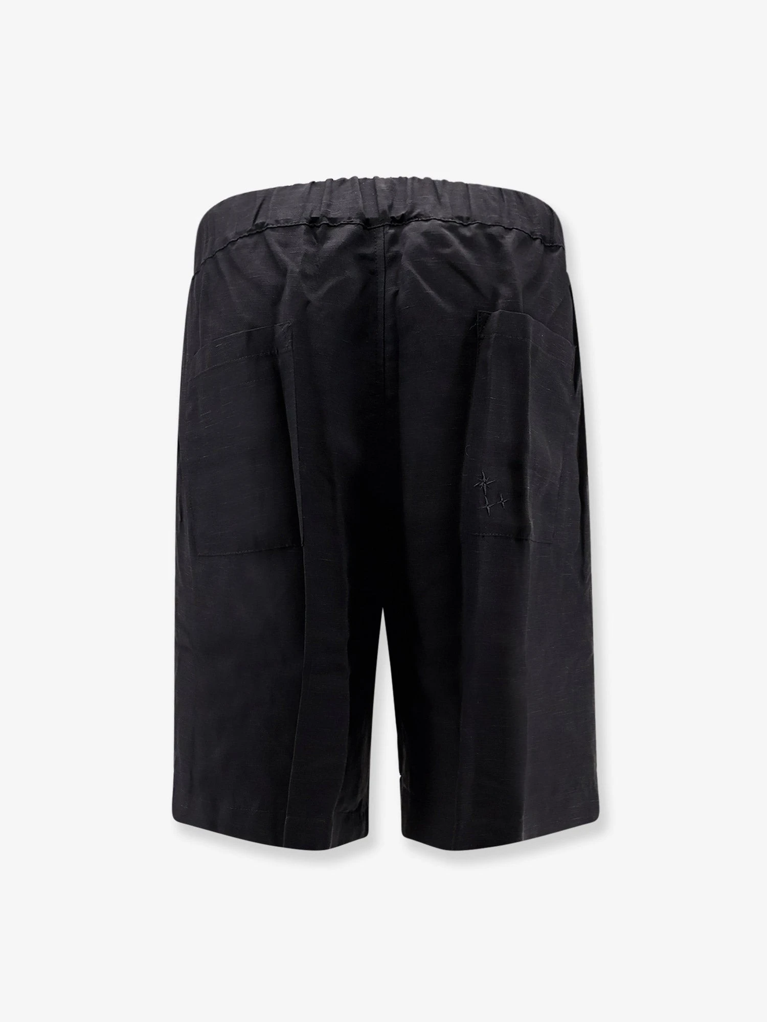 Viscose and linen bermuda shorts.webp