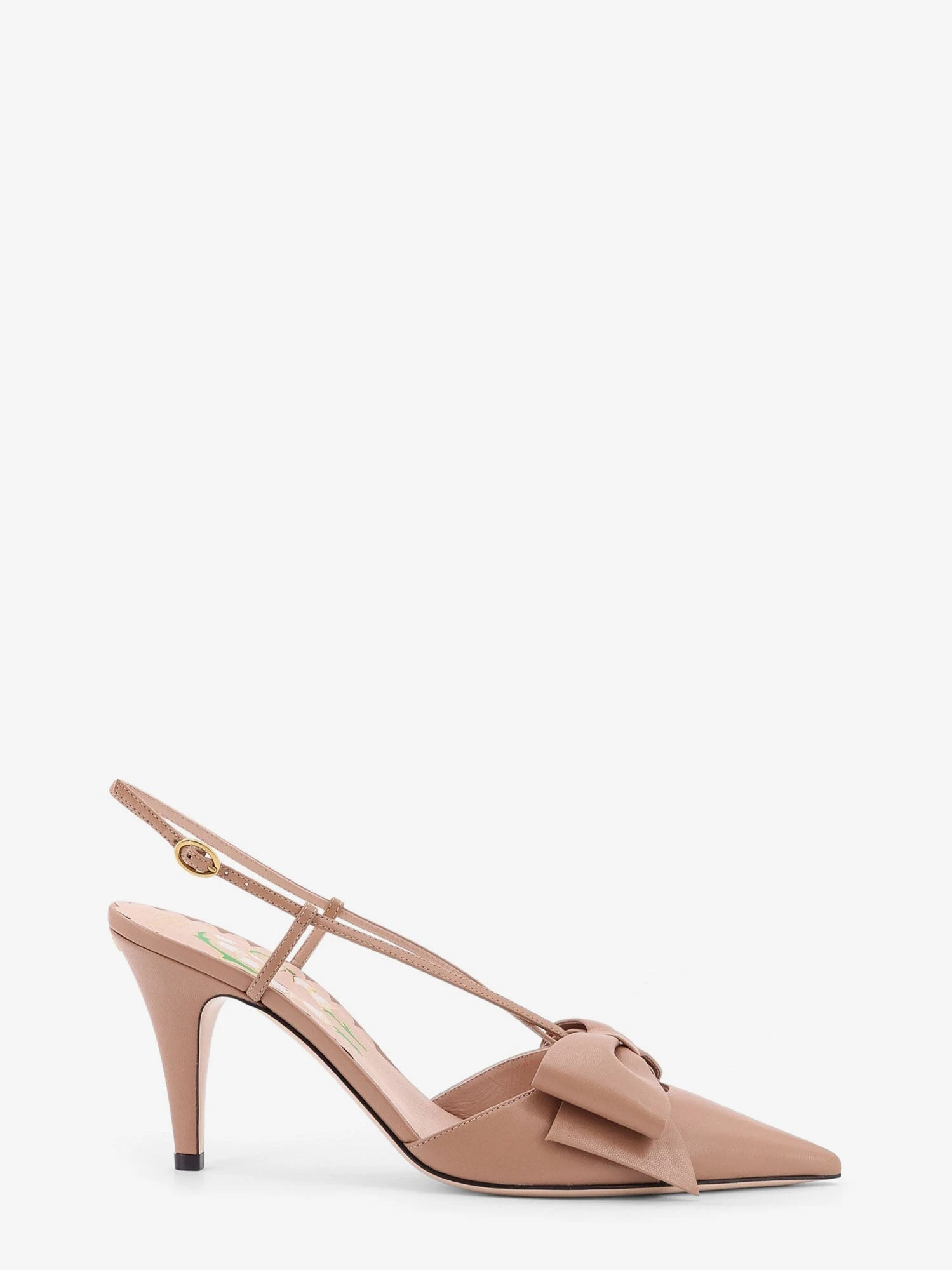 Bowow leather decolleté slingback.webp