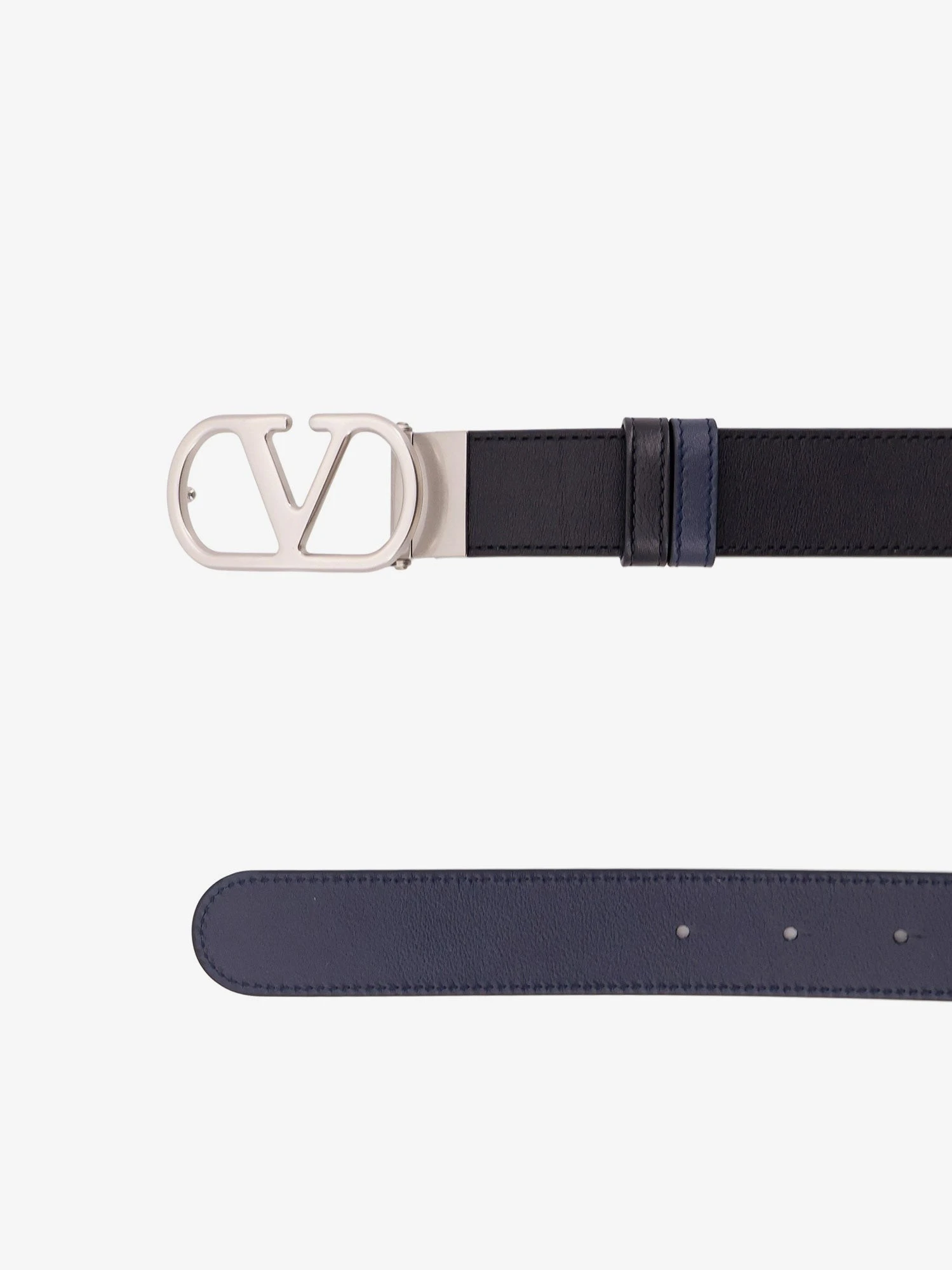 Vlogo leather reversible belt.webp