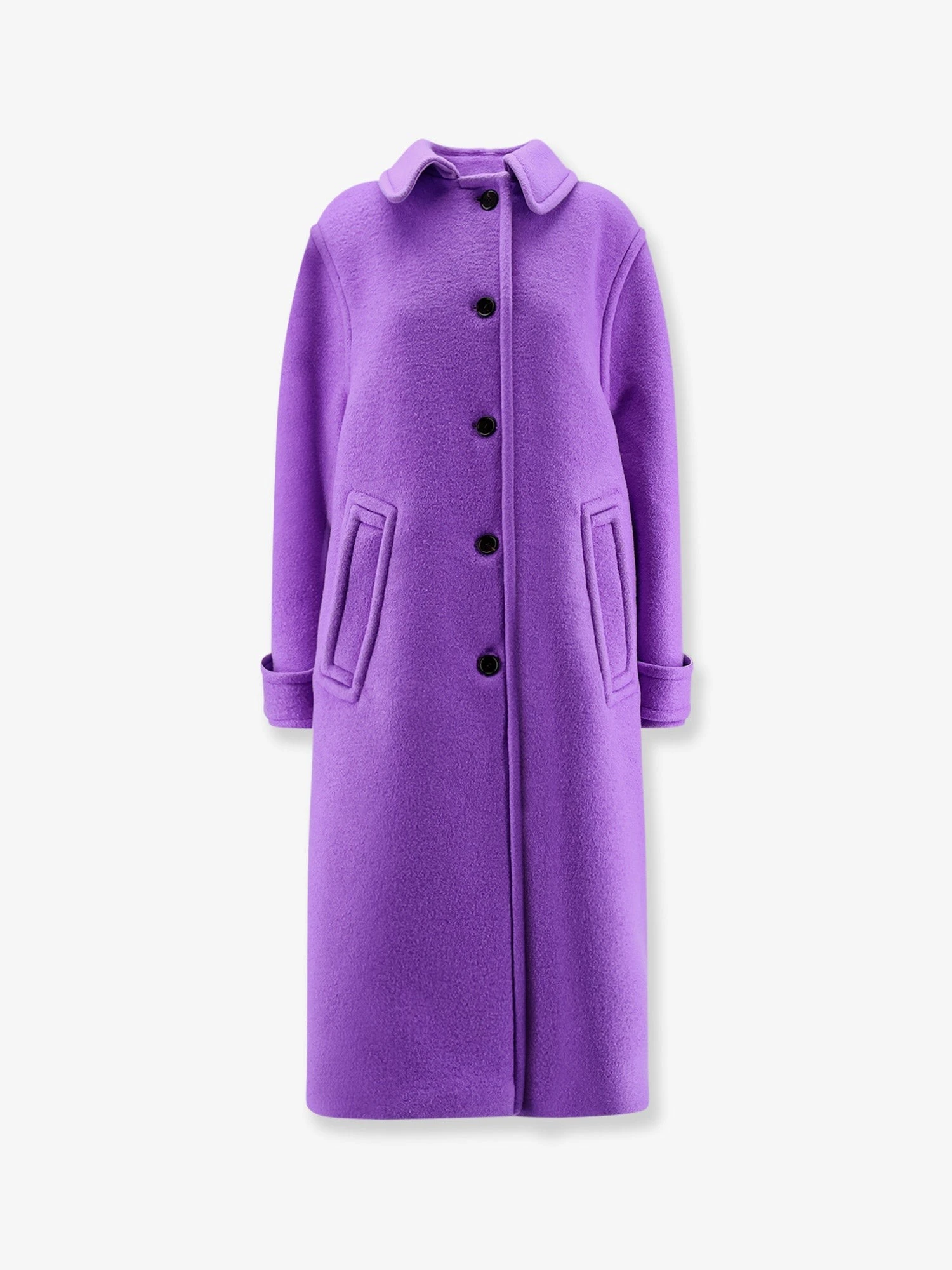 Compact cashmere wool coat.webp
