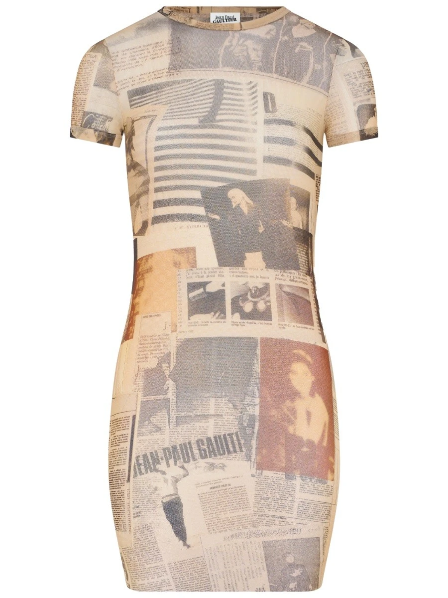 "JOURNAL" PRINT DRESS.webp