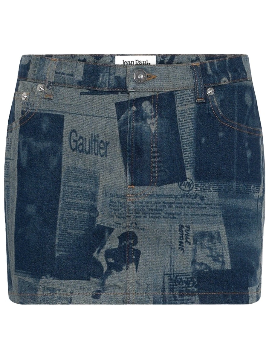 MINISKIRT WITH "NEWSPAPER" PRINT.webp