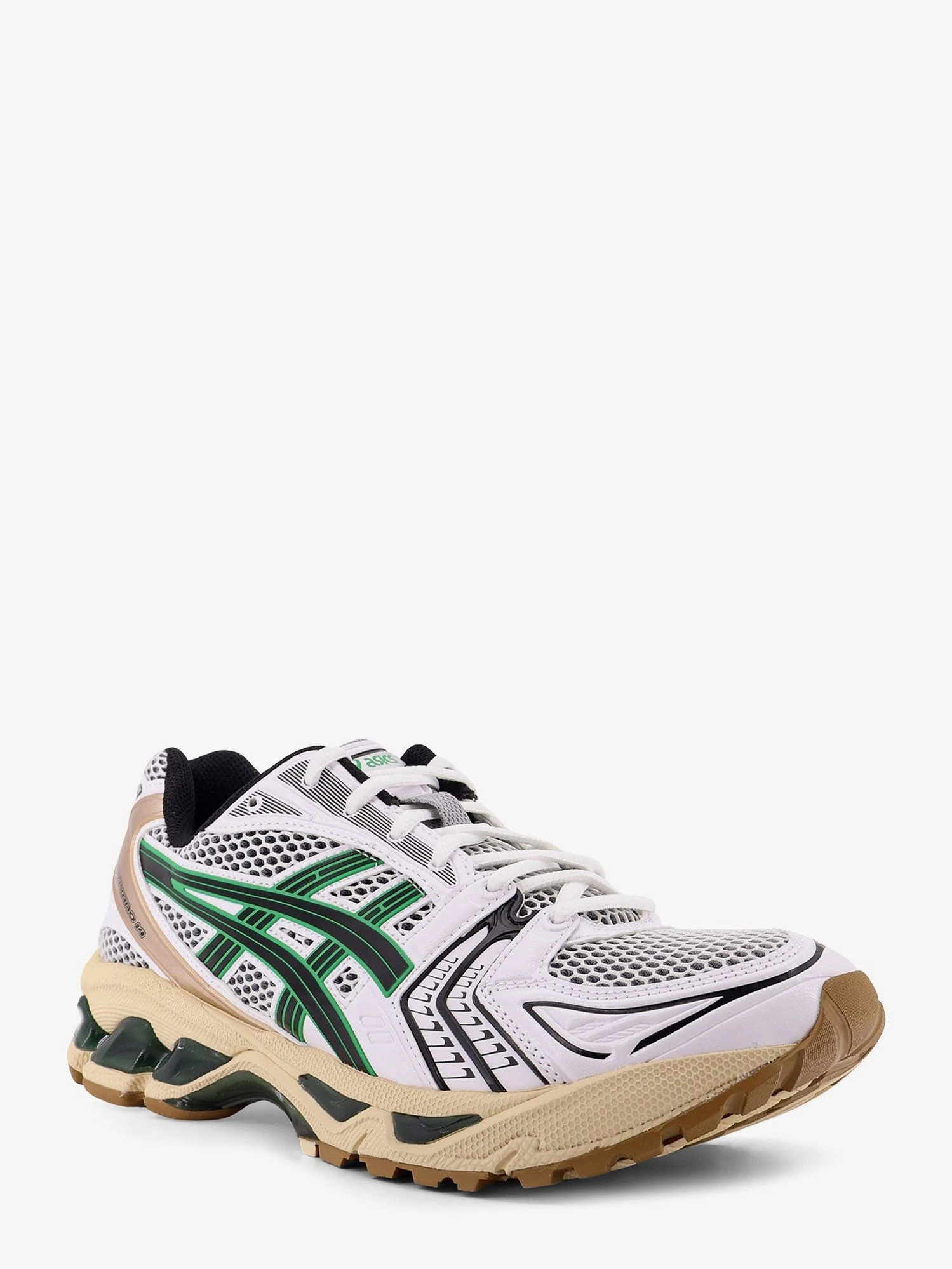Gel Kayano 14 mesh sneakers with contrasting inserts.webp