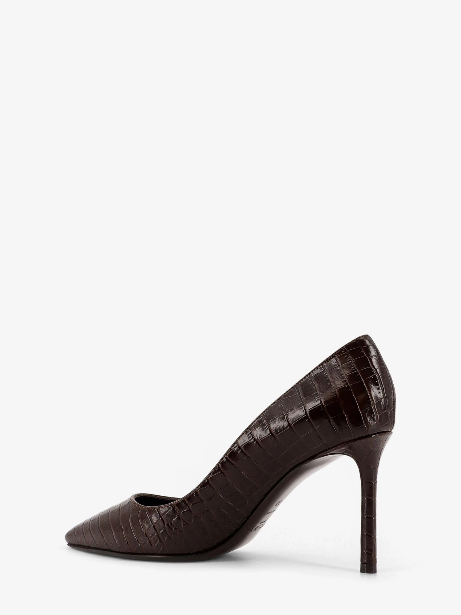 Romy 85 leather pumps with croco effect.webp