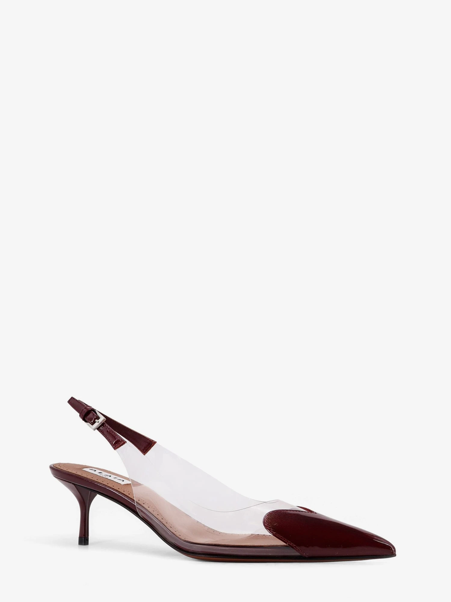 Le Coeur PVC and leather slingback décolleté.webp