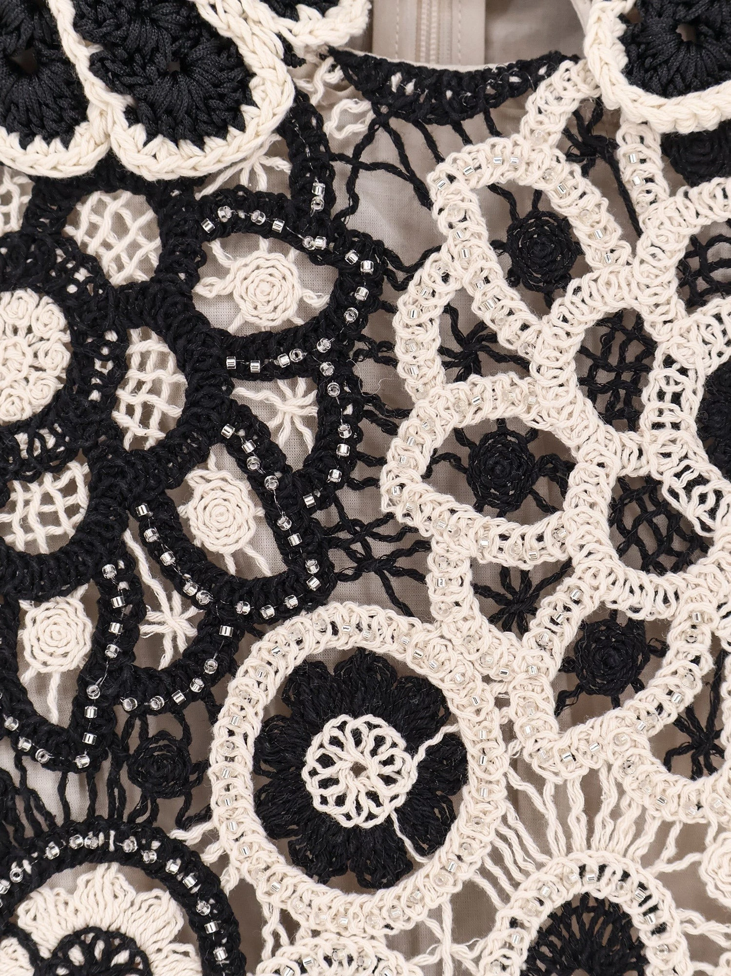 Crochet mini dress.webp