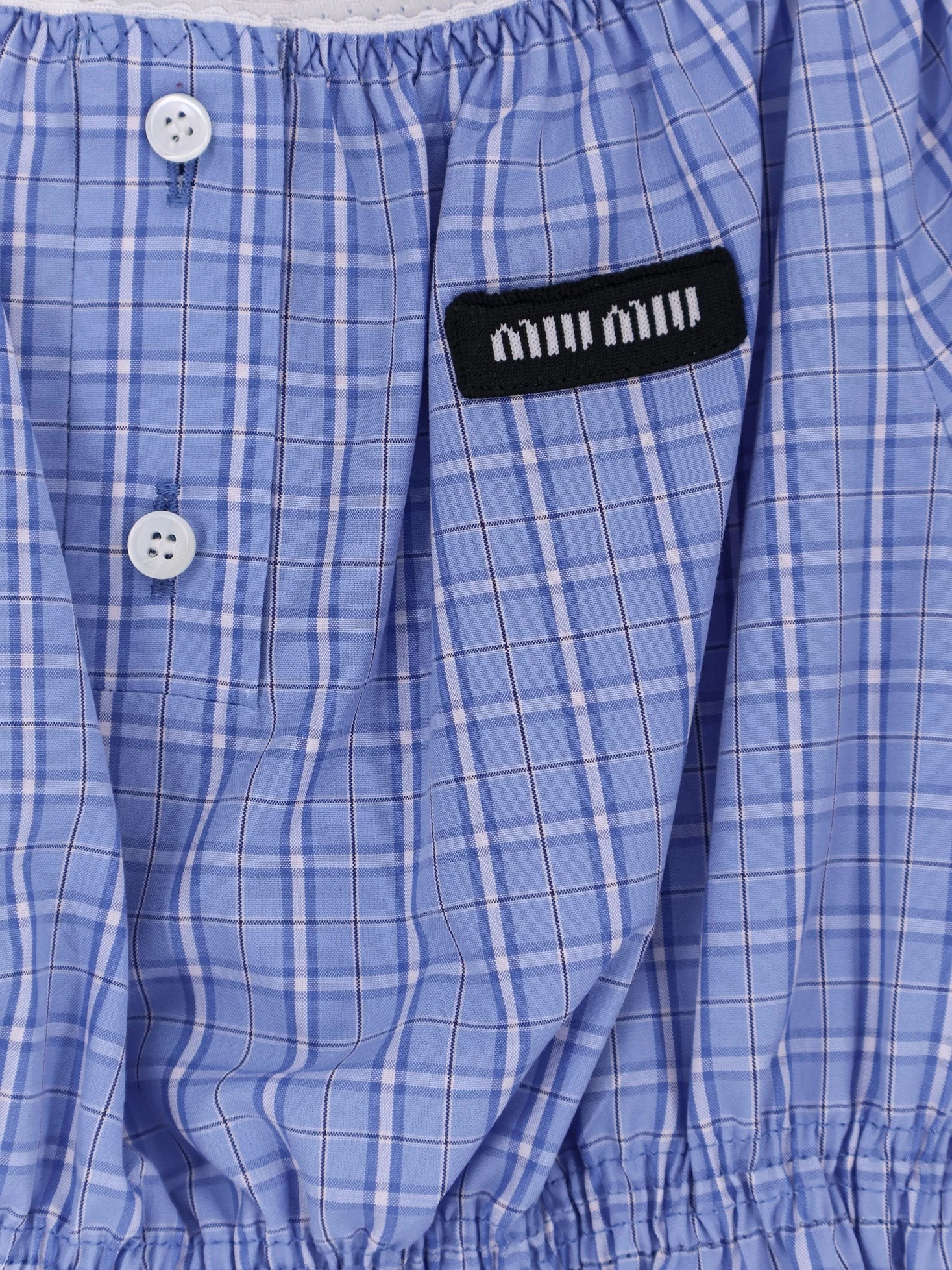 Madras cotton mini dress.webp