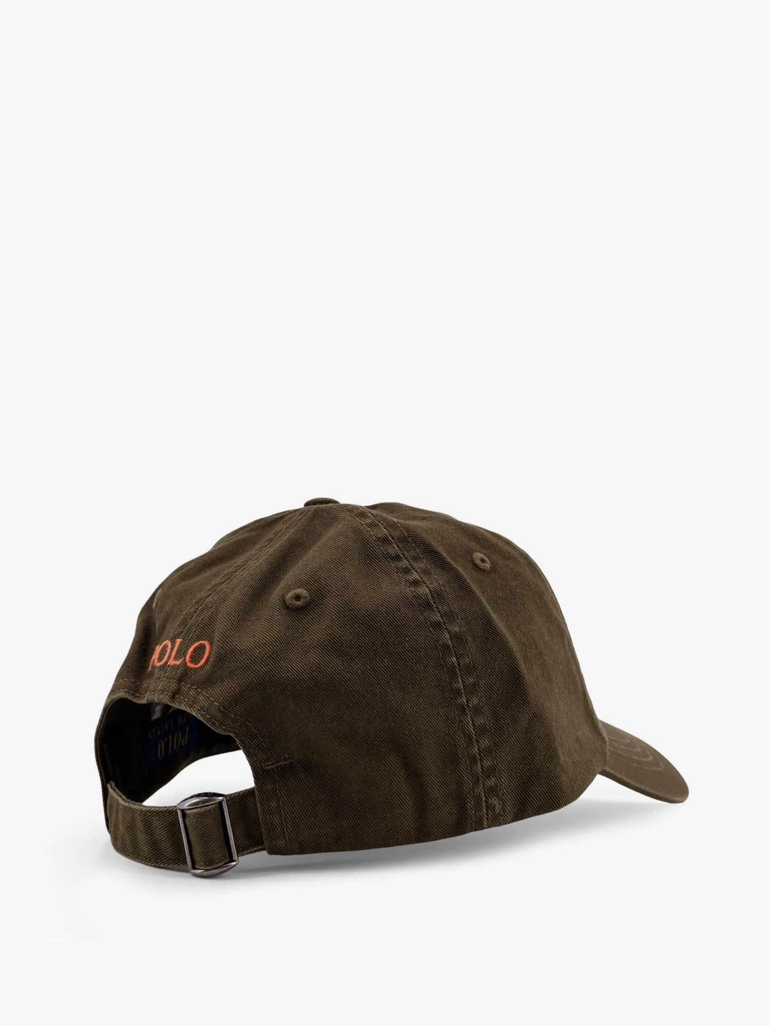 Cotton hat with embroidered logo on the front.webp