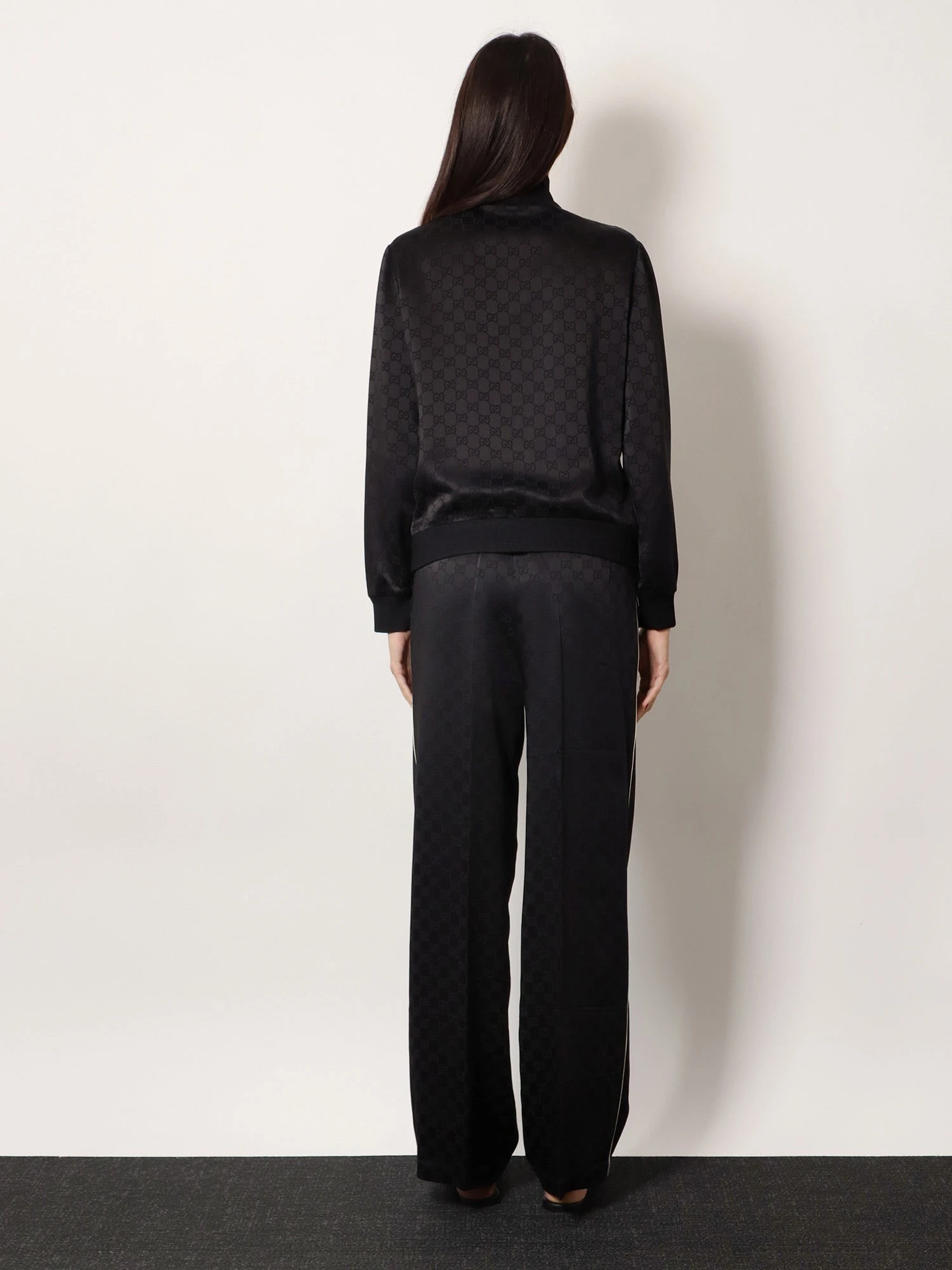 Viscose blend sweatshirt with all-over GG motif.webp