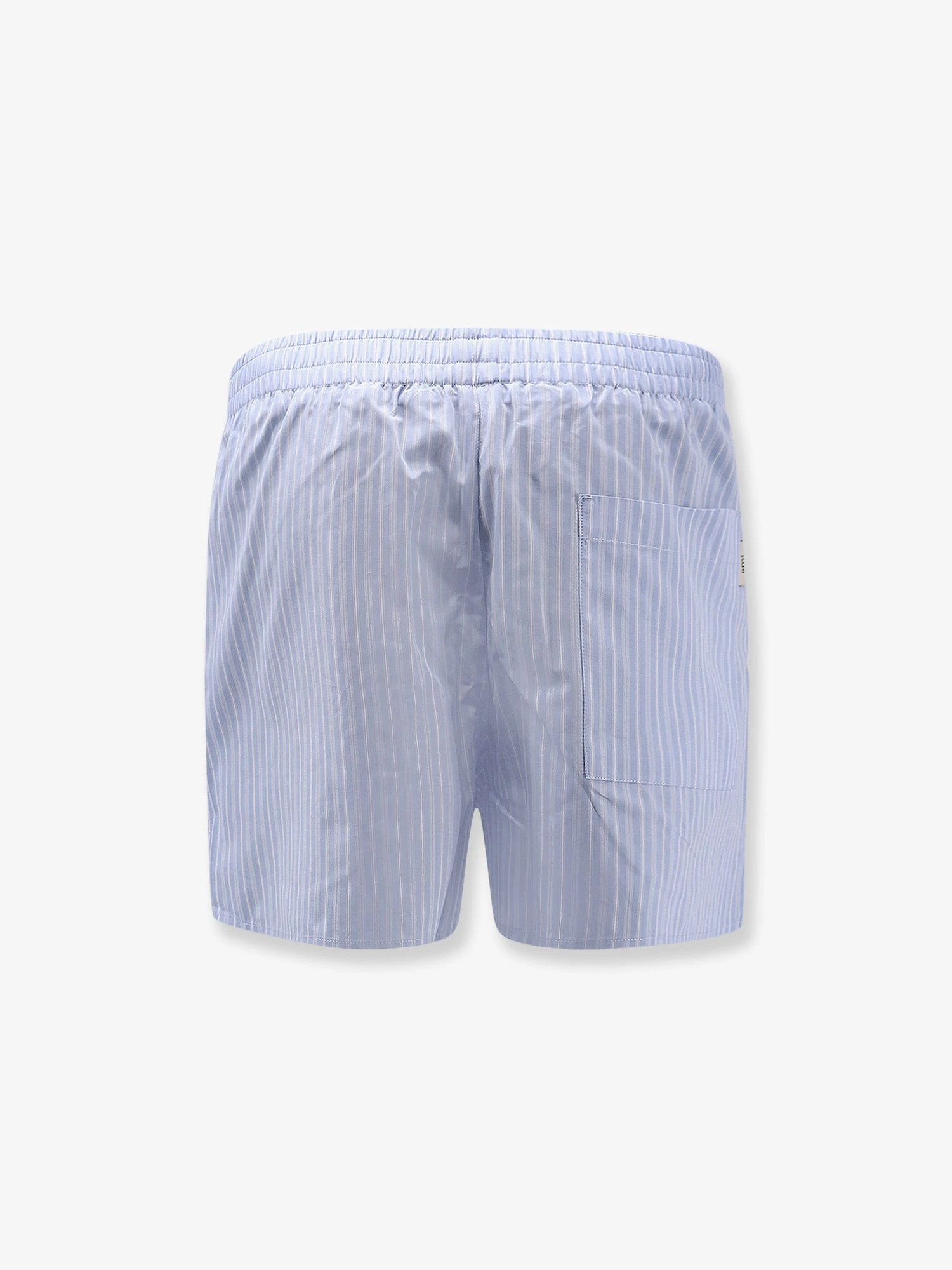 Cotton bermuda shorts with striped pattern.webp