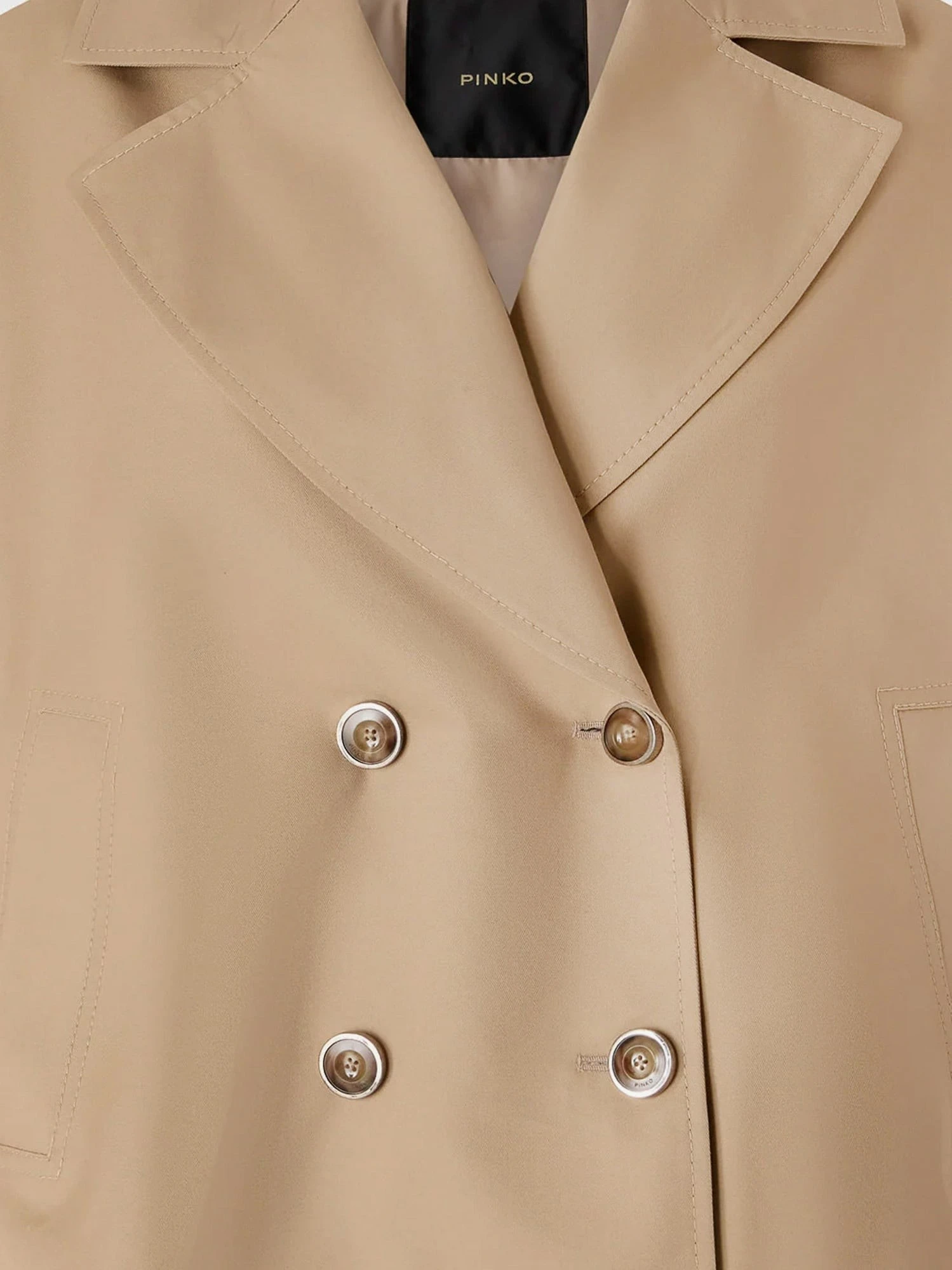 Triscia Balloon cotton blend trench.webp