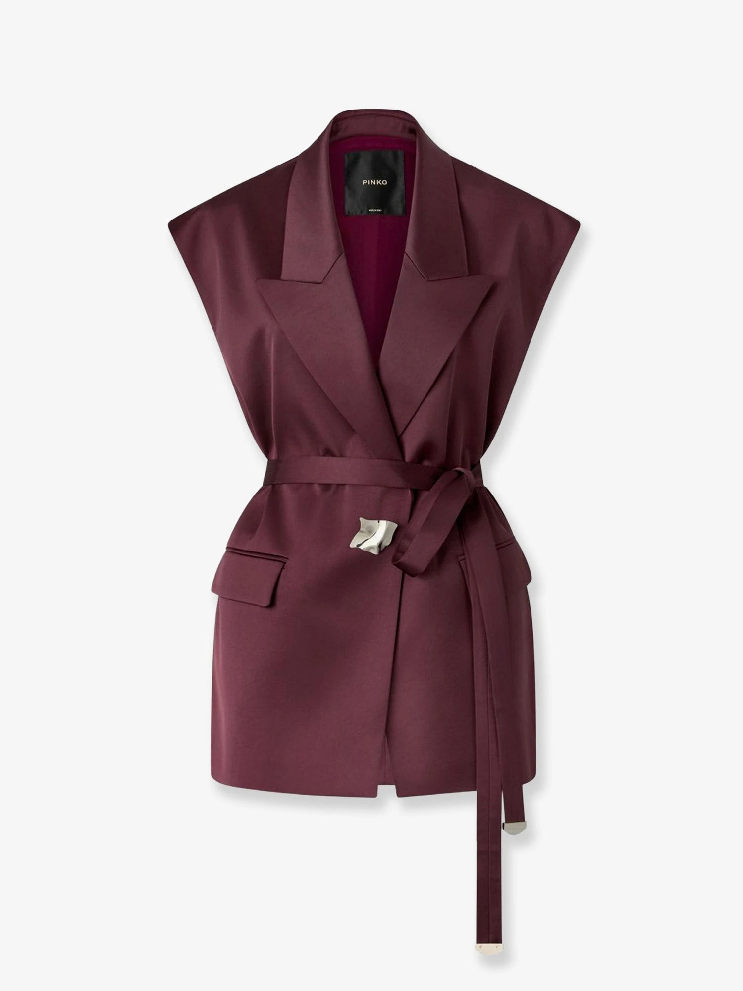 Melanzana satin blazer.webp