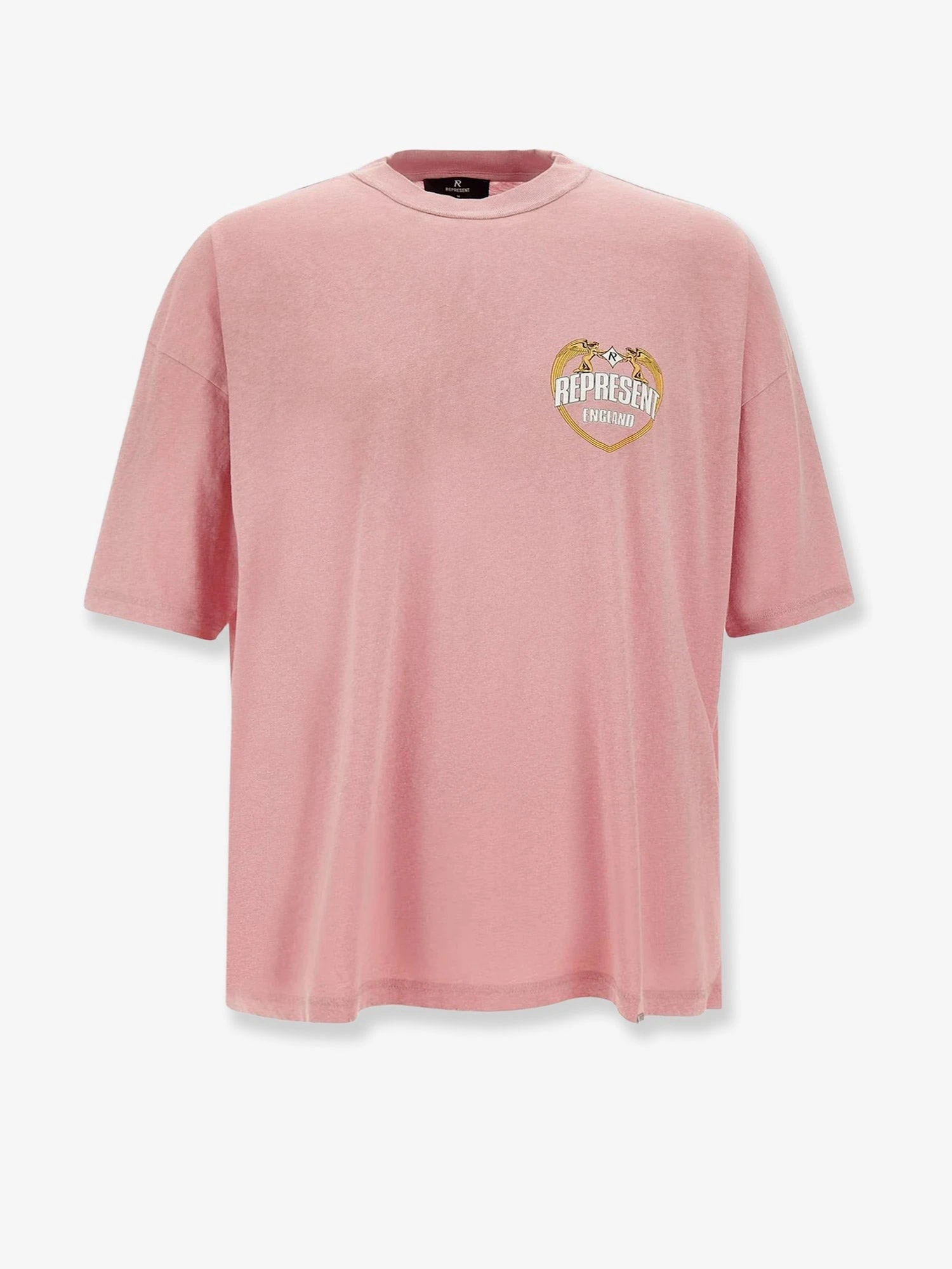 Cotton T-shirt with distressed effect.webp