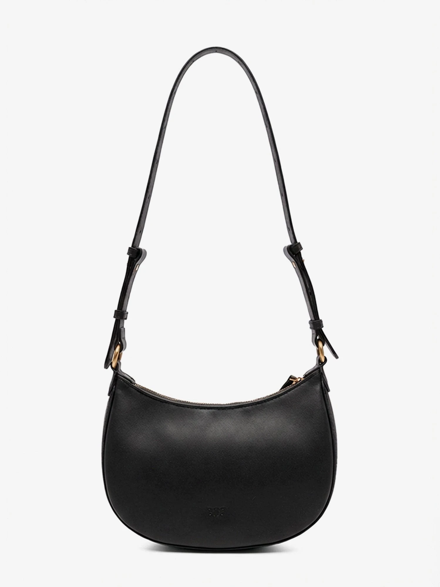 Half Moon Mini leather shoulder bag.webp