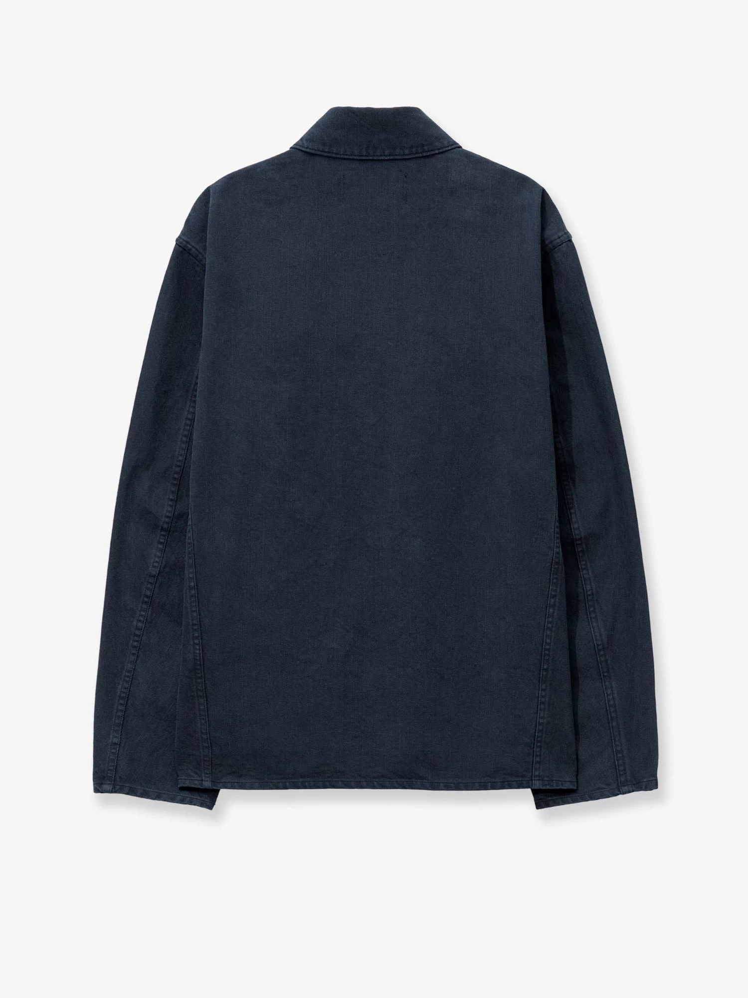 Cotton jacket with denim effect.webp