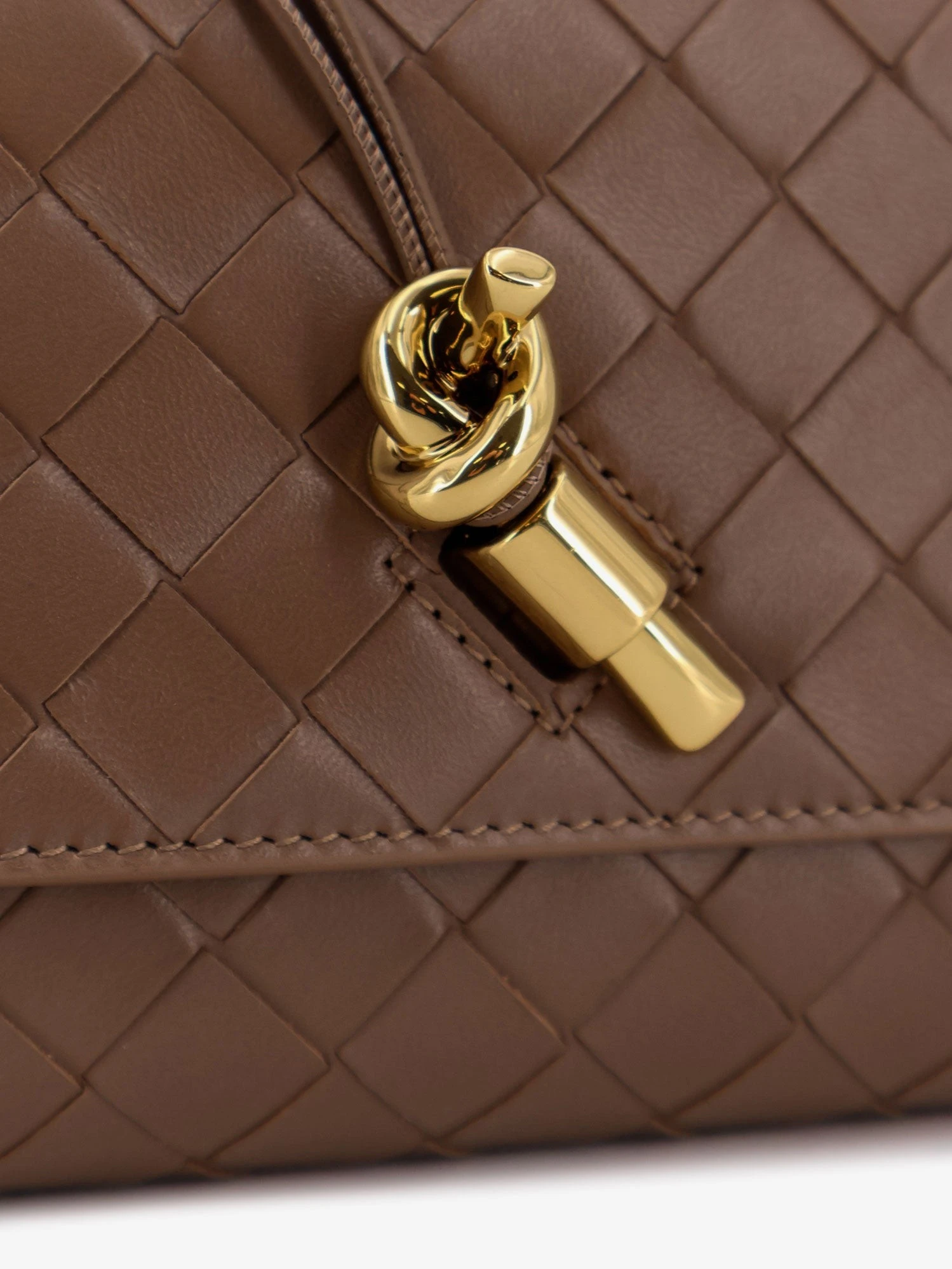 Andiamo leather shoulder bag with Intrecciato motif.webp