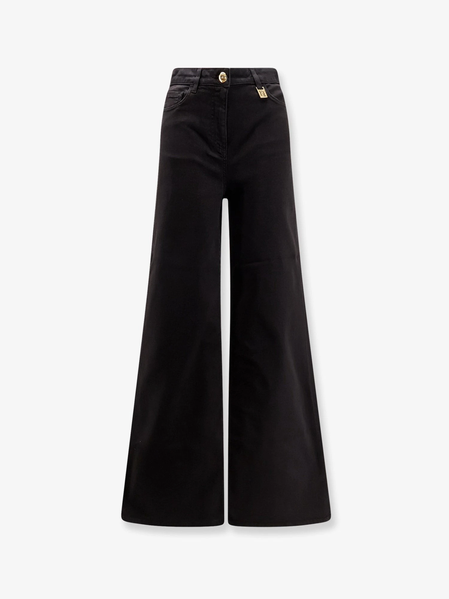 Black denim trousers.webp