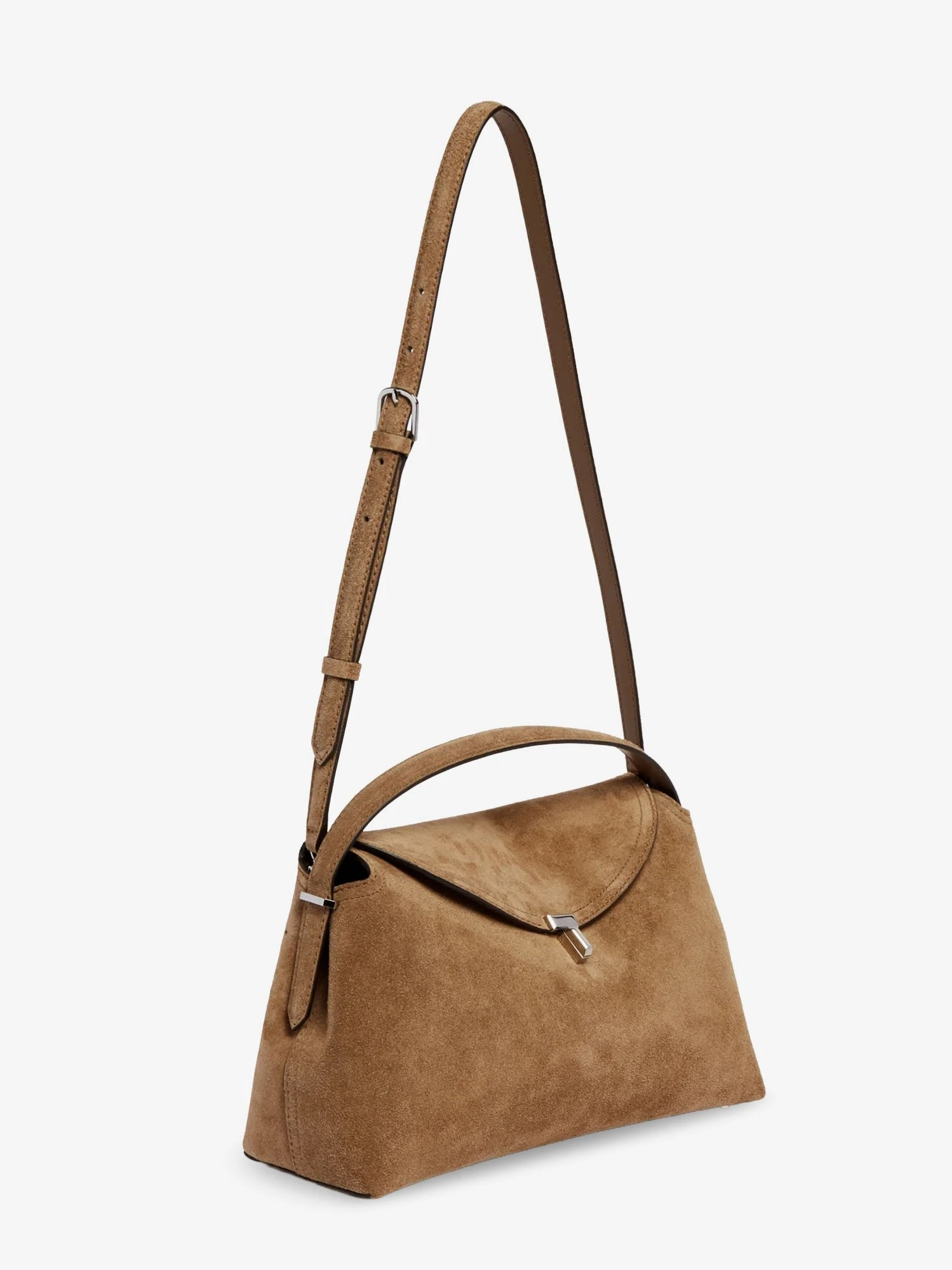 T-Lock suede handbag.webp