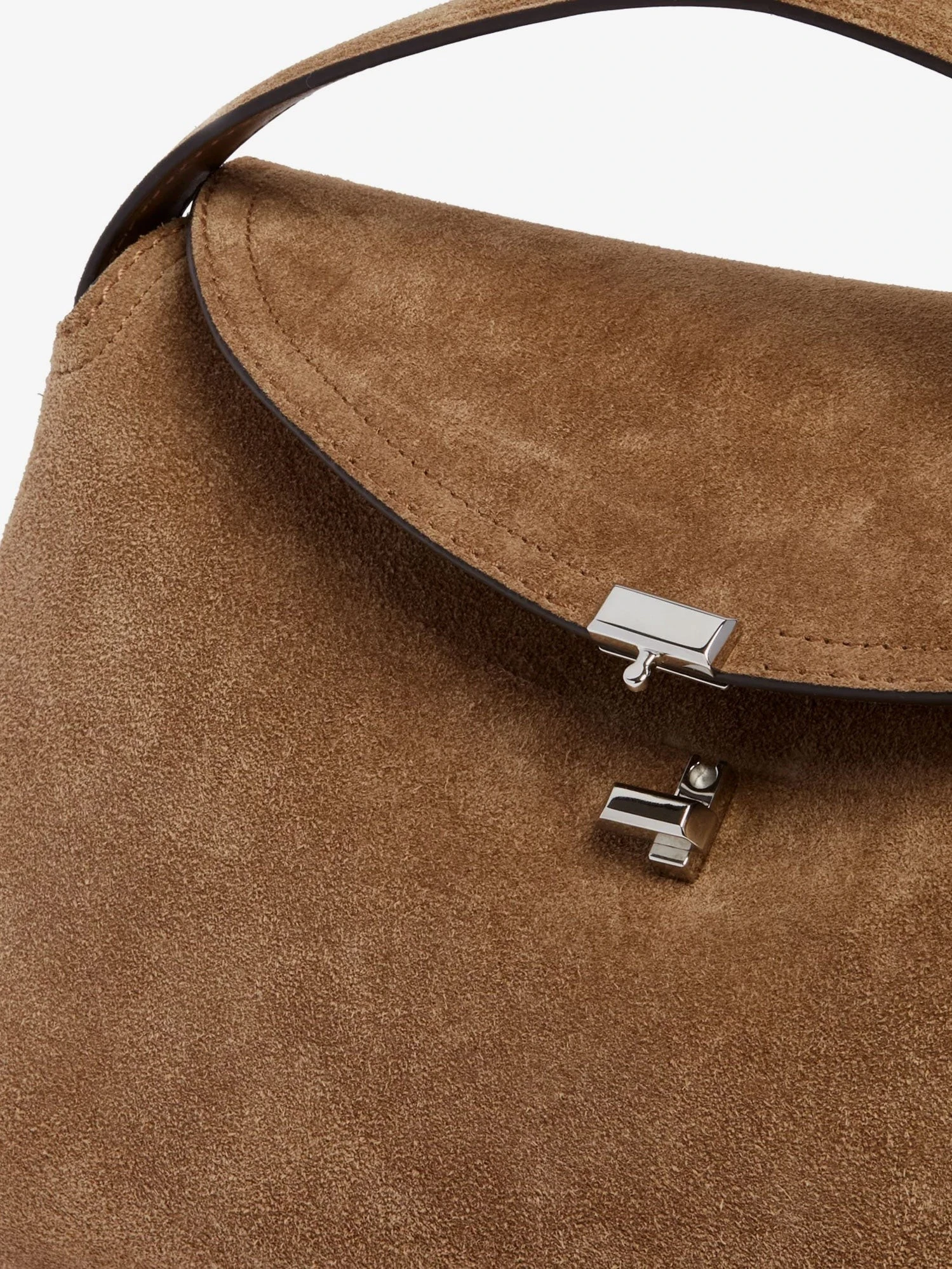 T-Lock suede handbag.webp
