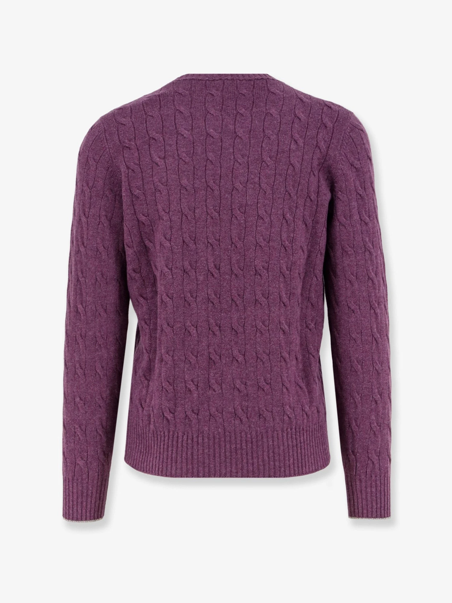 Cable knit cashmere sweater.webp