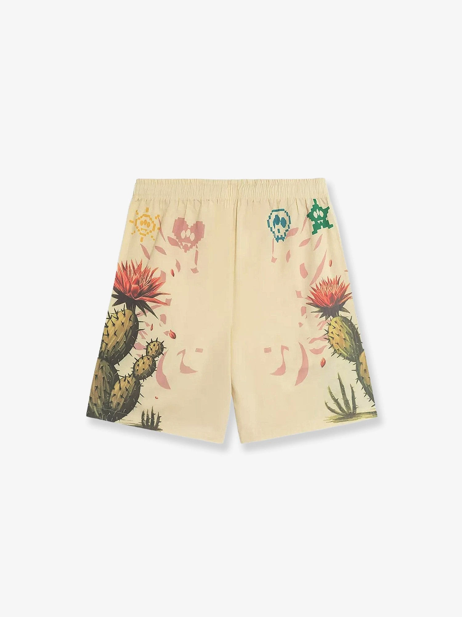 Cotton bermuda shorts with Cactus print.webp