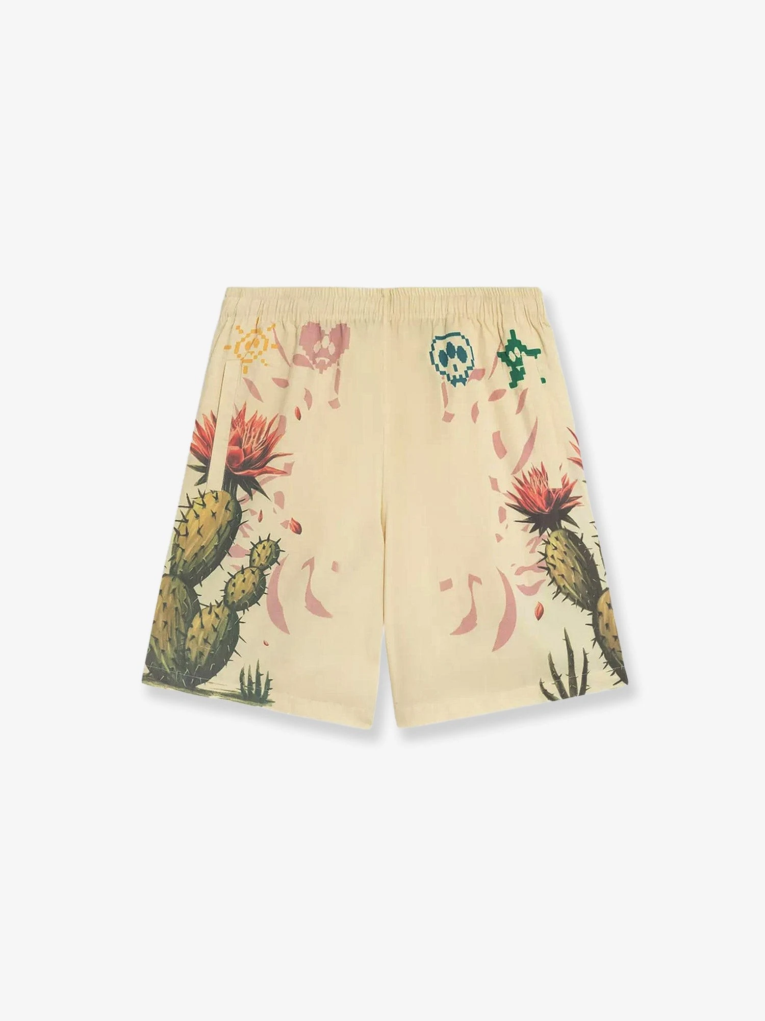 Cotton bermuda shorts with Cactus print.webp