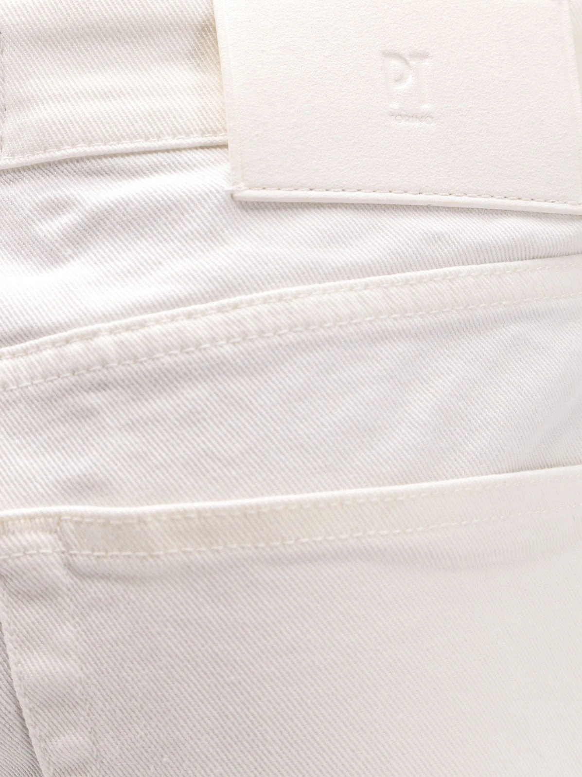 Reggae white denim trousers.webp