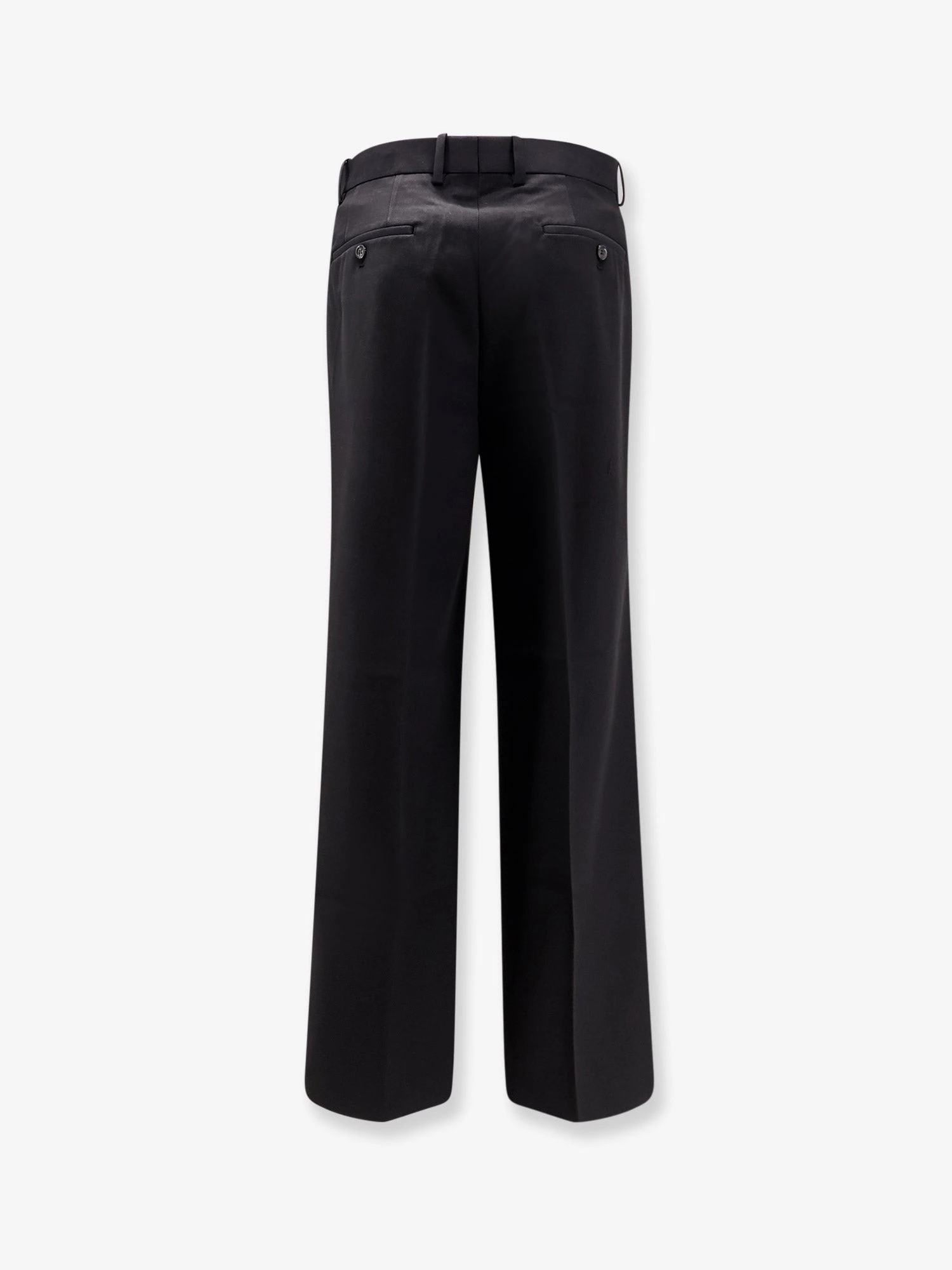 Wool blend trousers with frontal pinces.webp