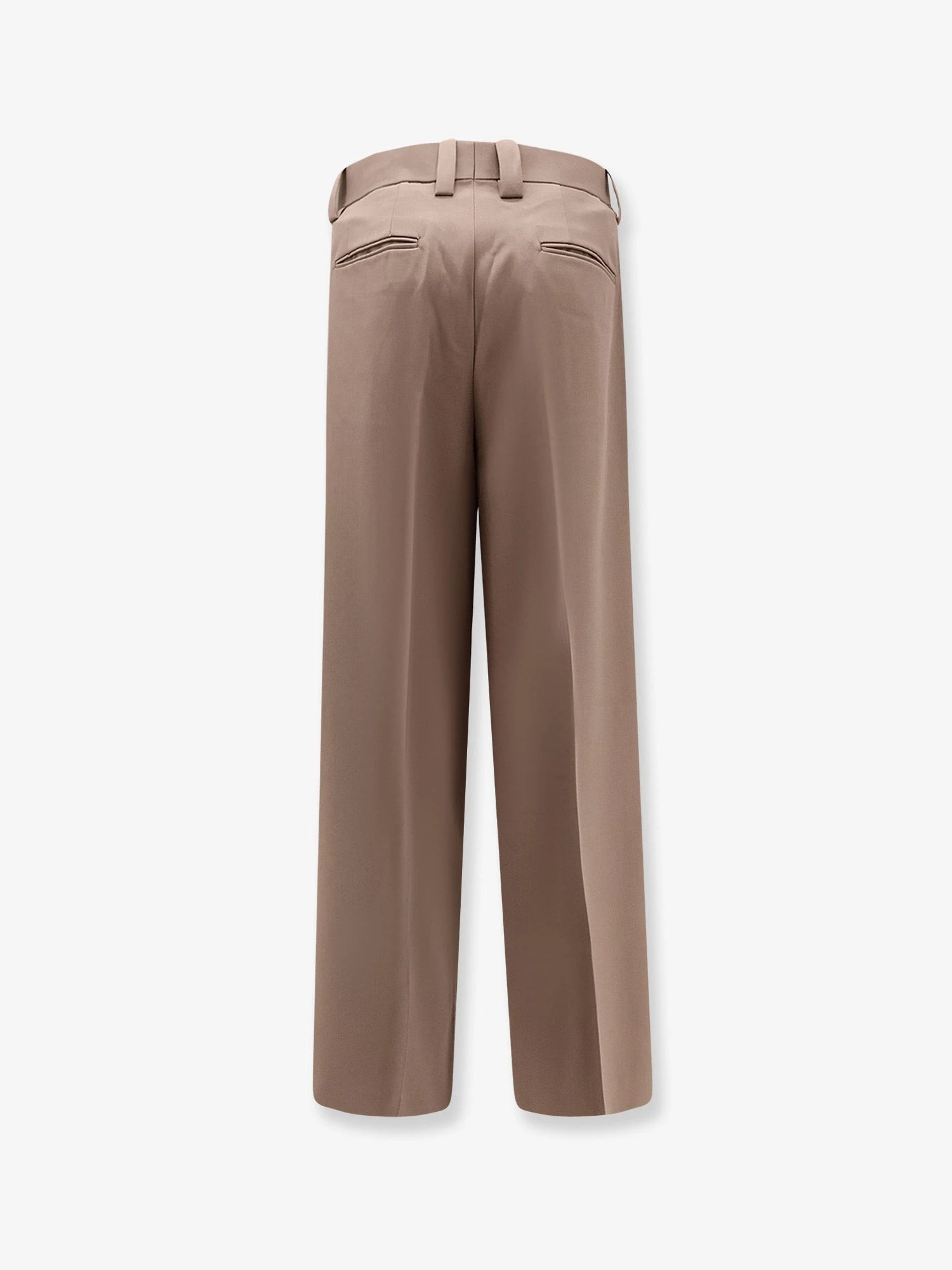 Wool blend trousers with frontal pinces.webp