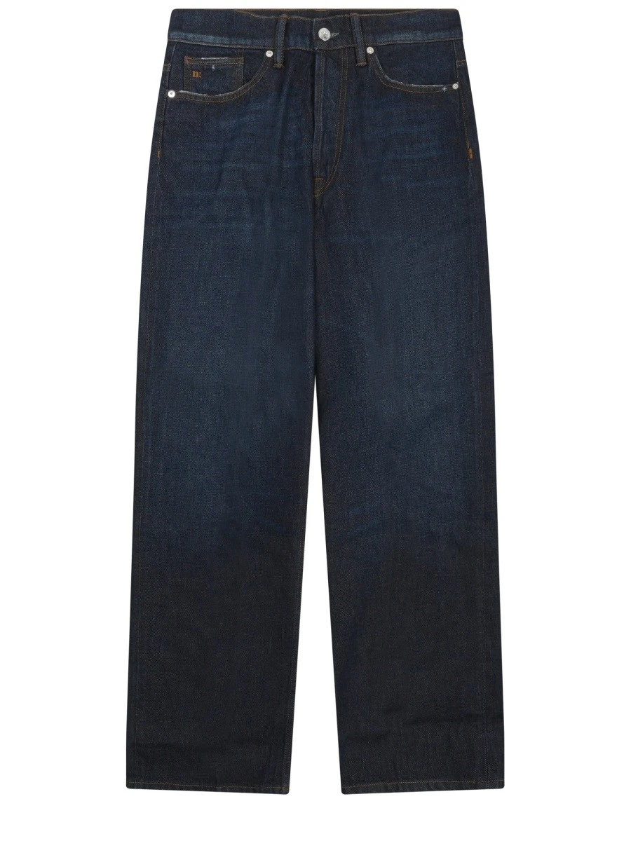 Leather loafers with metal FF logo.webp