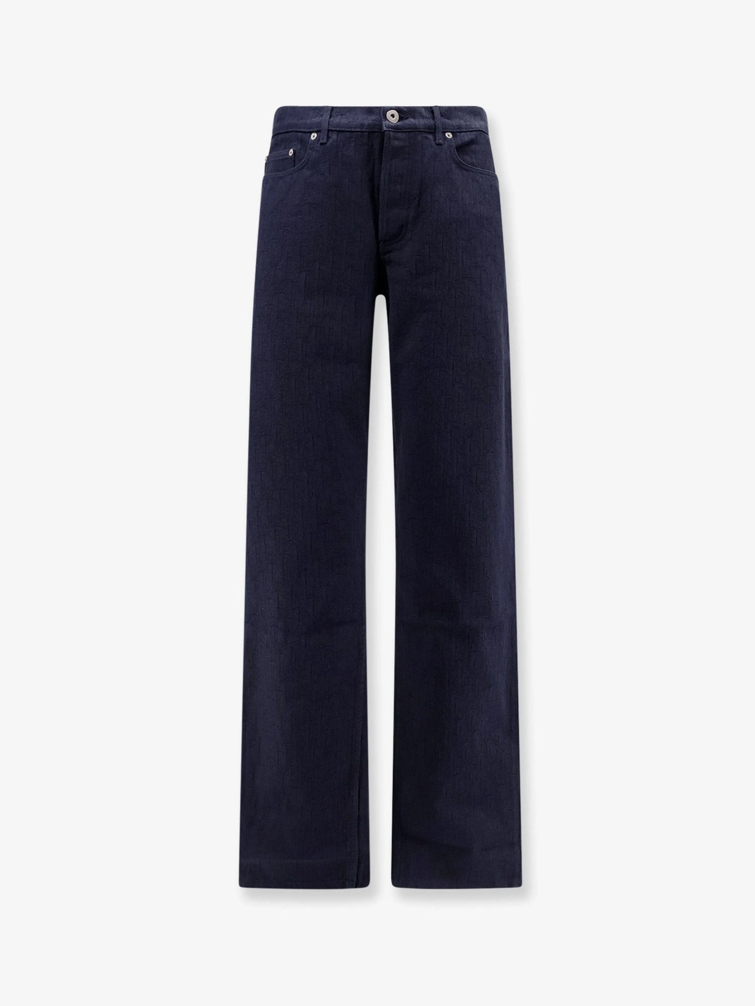 Cotton jeans with all-over Dior Oblique motif.webp