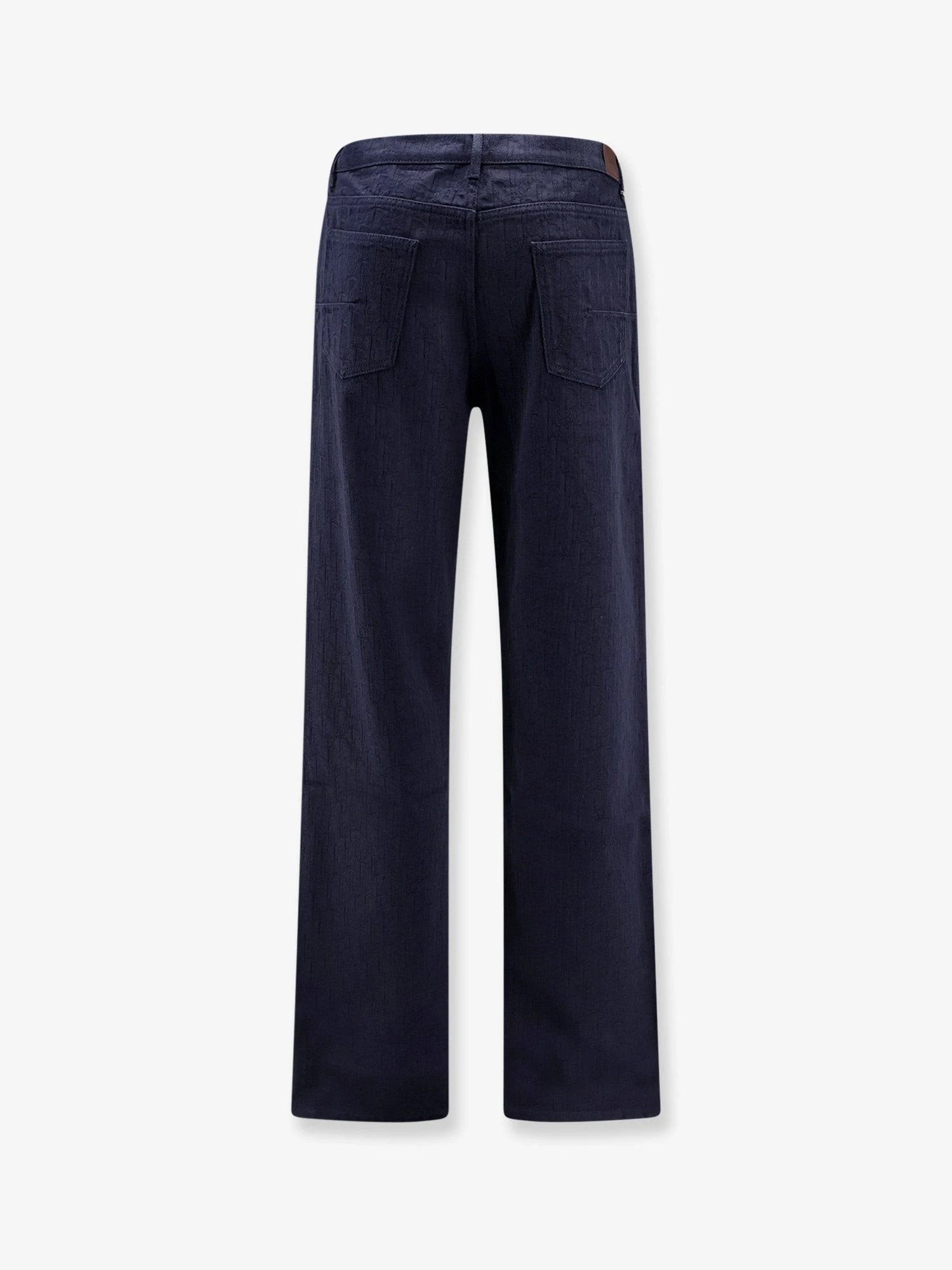 Cotton jeans with all-over Dior Oblique motif.webp