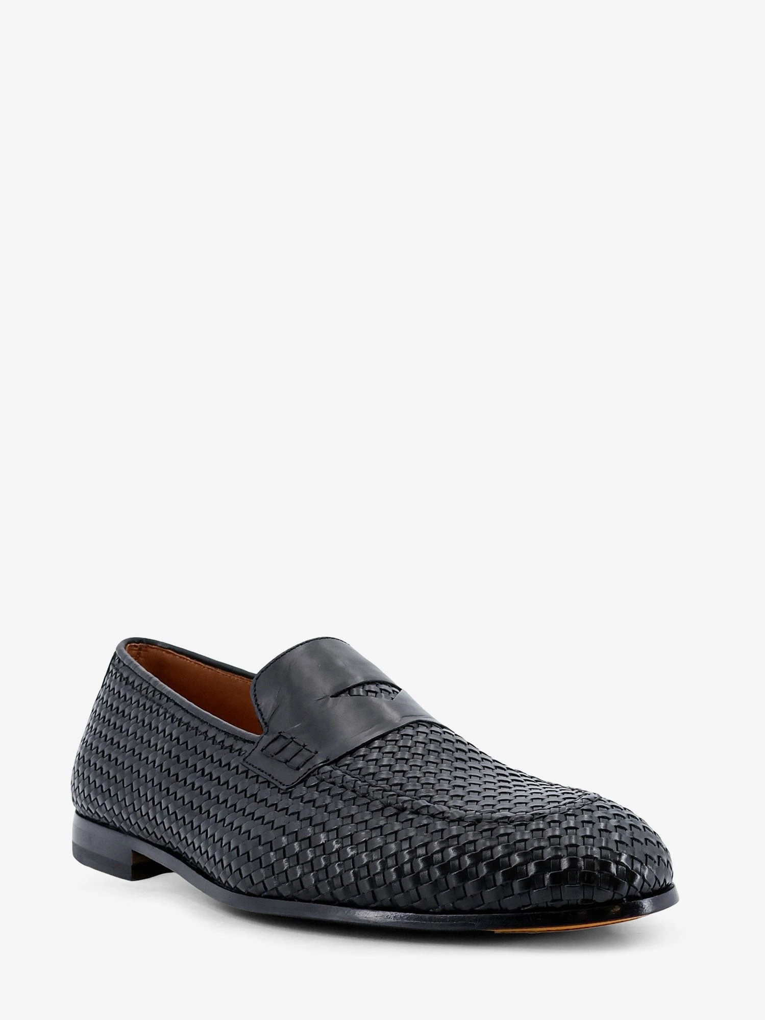 Braidy leather loafers.webp