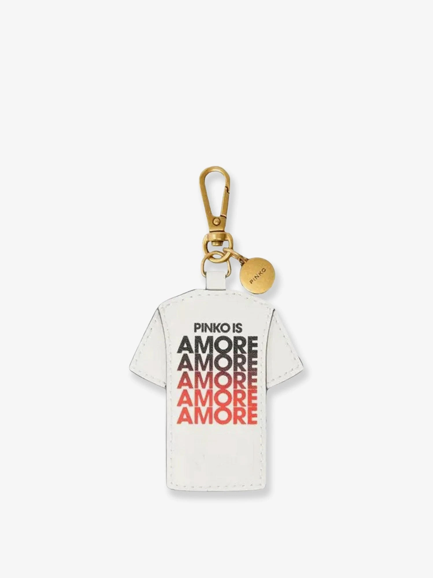 Pinko is Amore leather keychain.webp