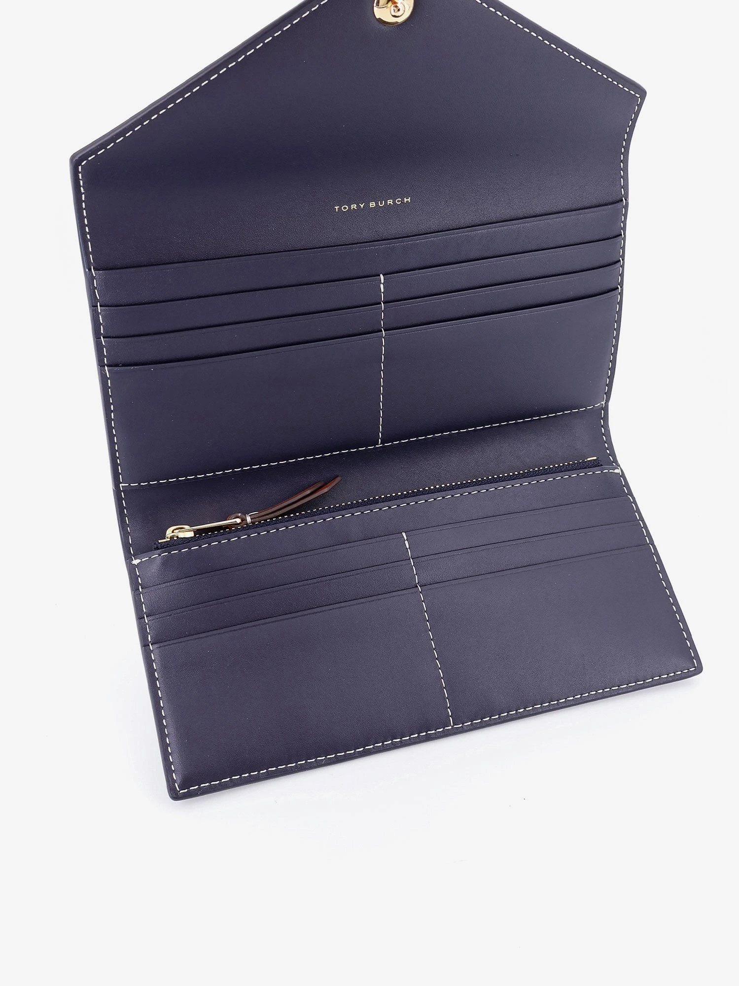 Leather and T monogram fabric wallet.webp