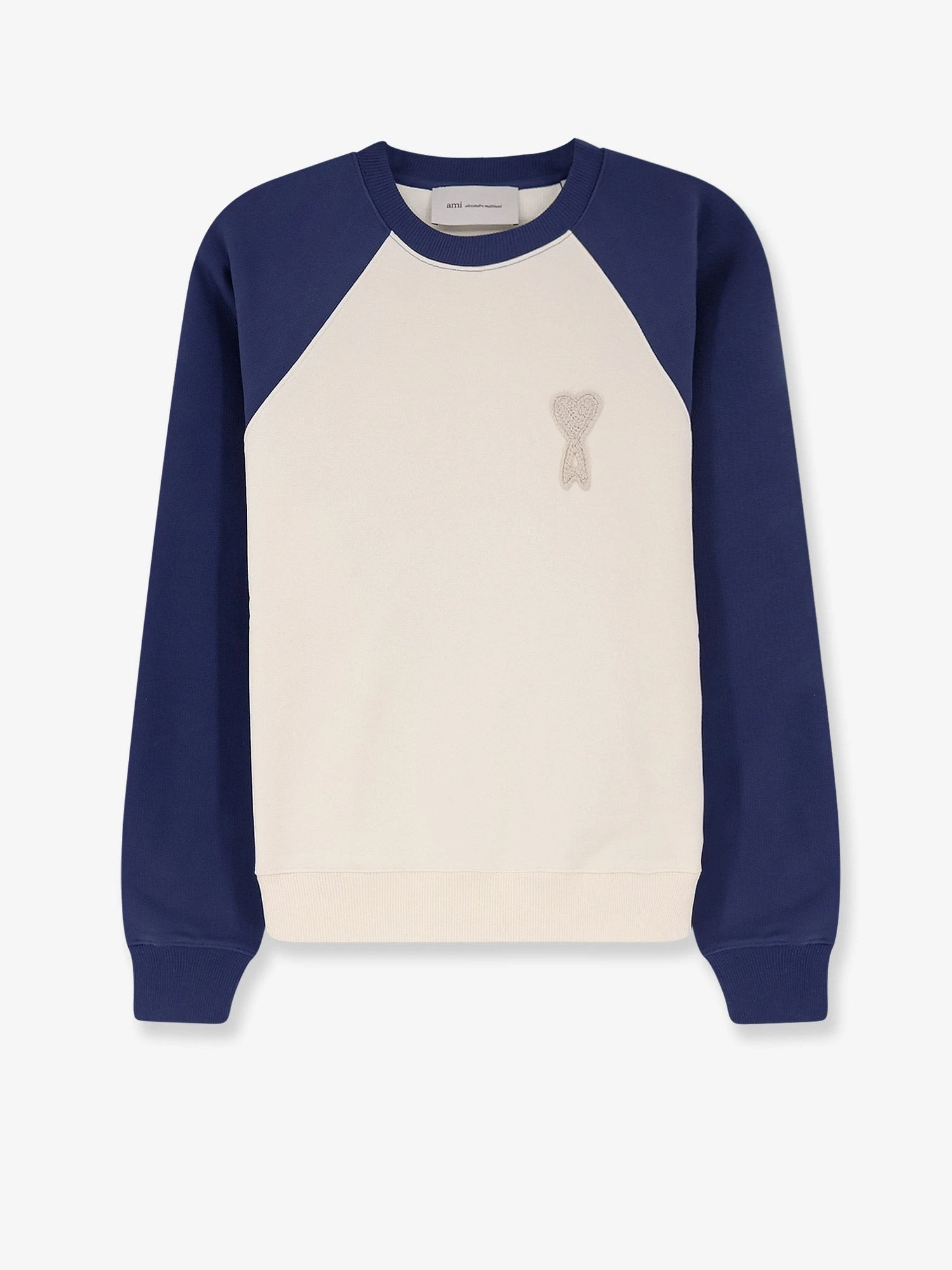 Cotton sweatshirt with Ami Coeur logo on the front.webp