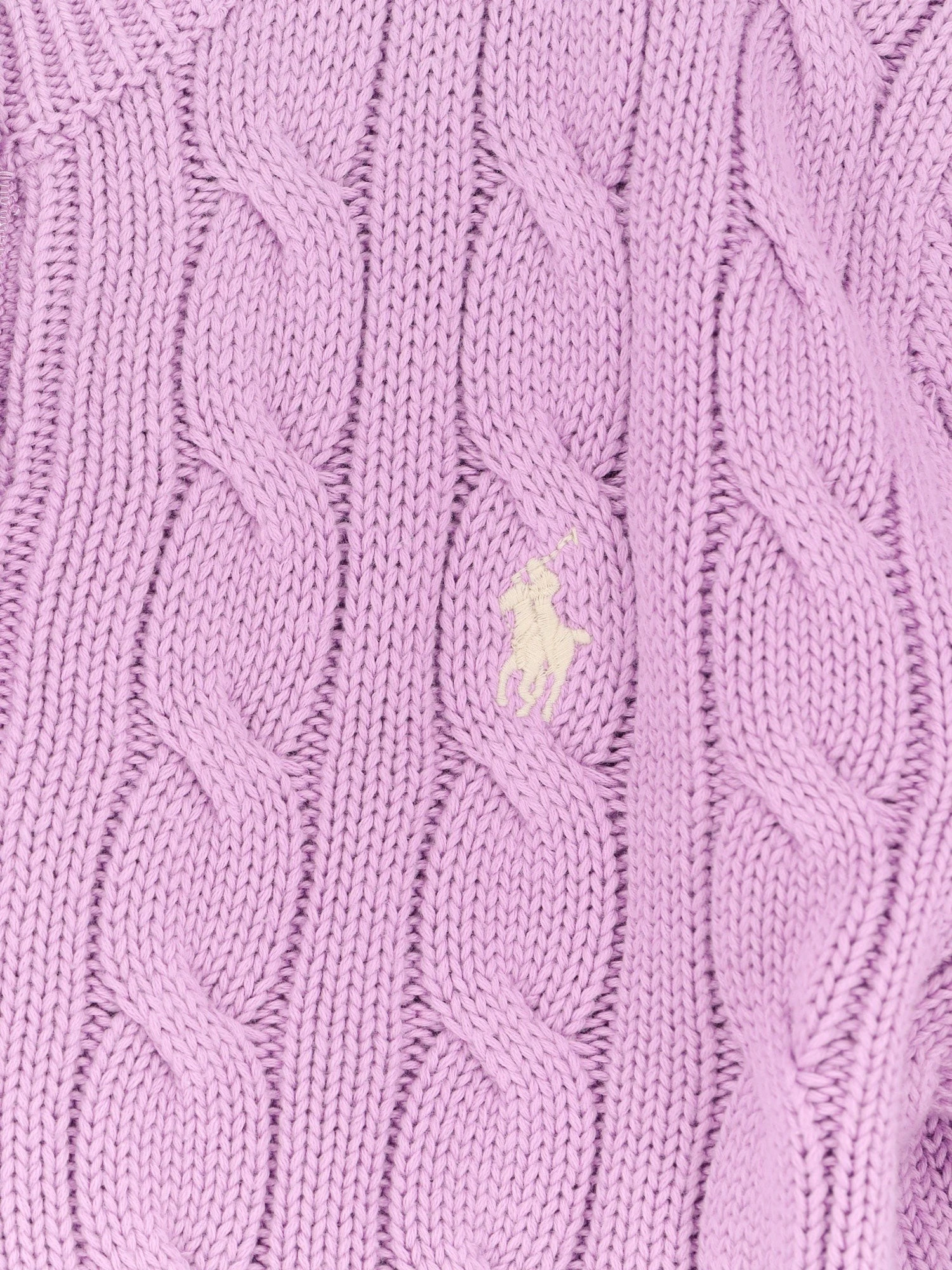 Cotton cardigan with contrasting logo.webp