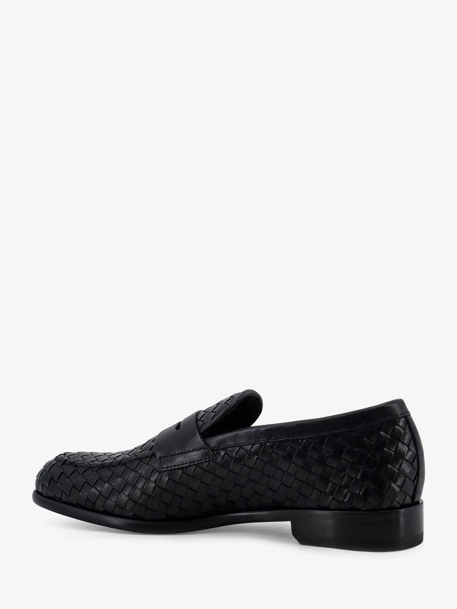 Adler leather loafers with woven pattern.webp
